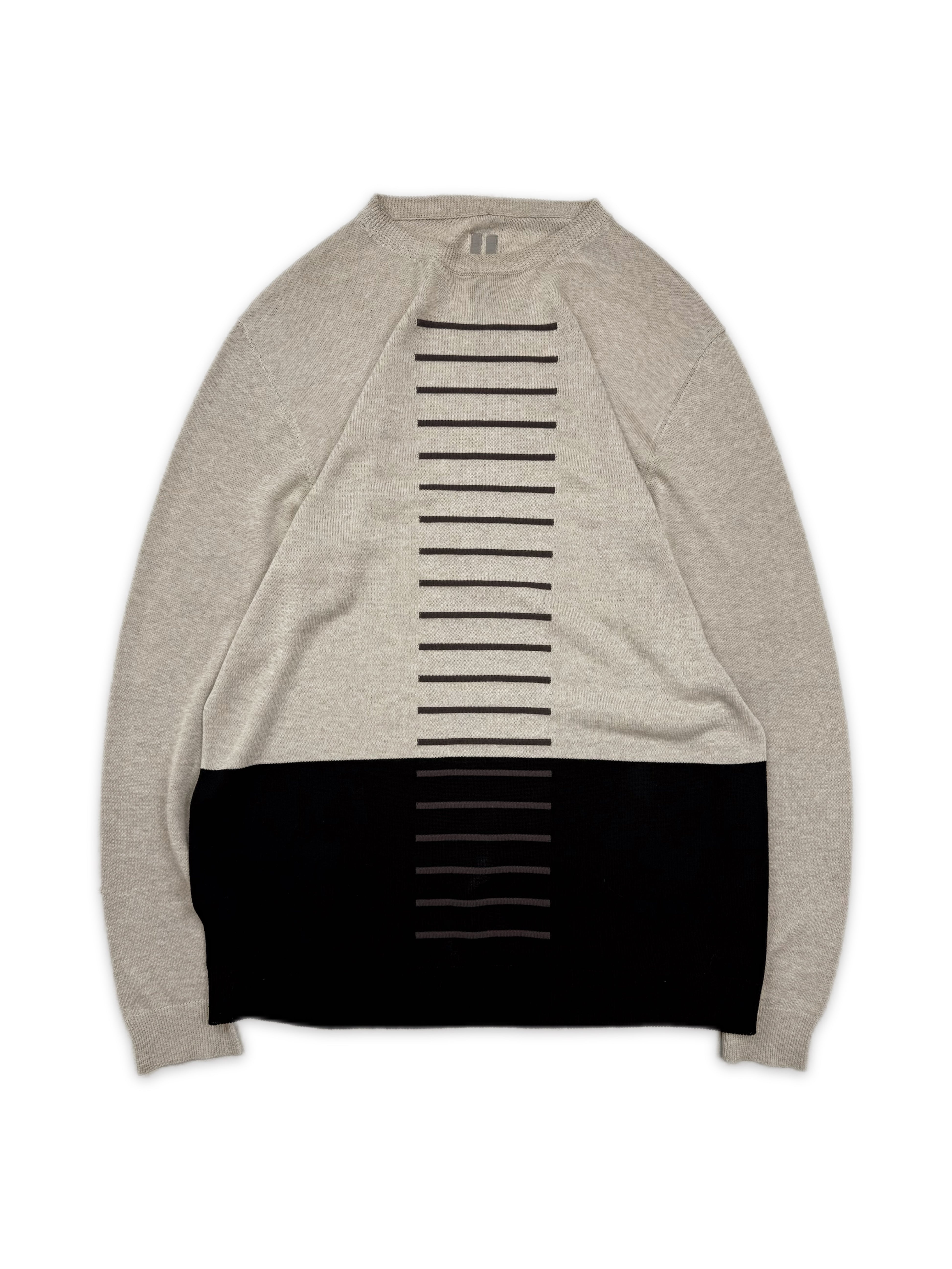 SS20 Rick Owens Tecuatl Striped Knitted Sweater