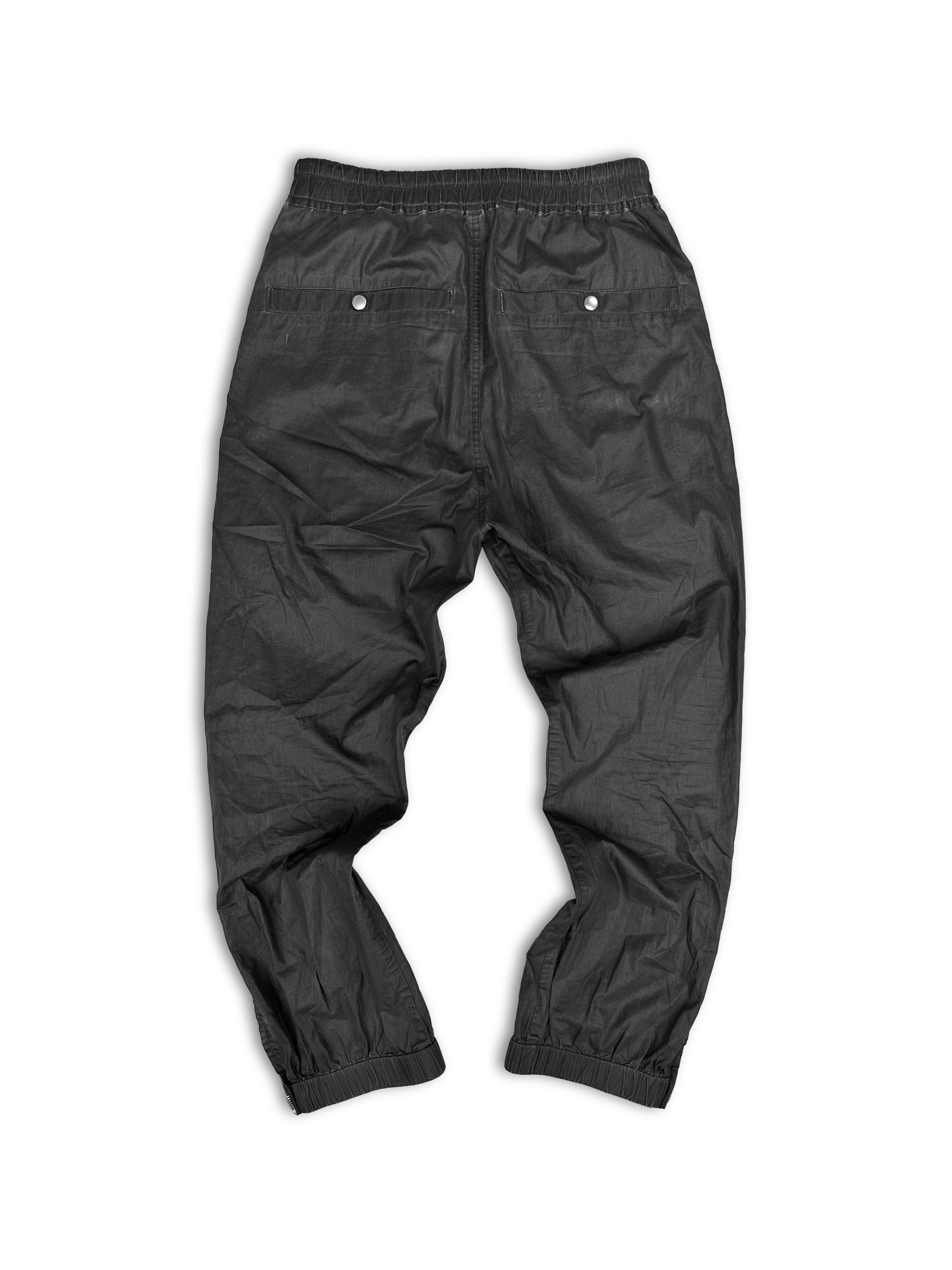 SS20 Rick Owens ‘Tecuatl’ Flared Multi-zip Cotton Pants