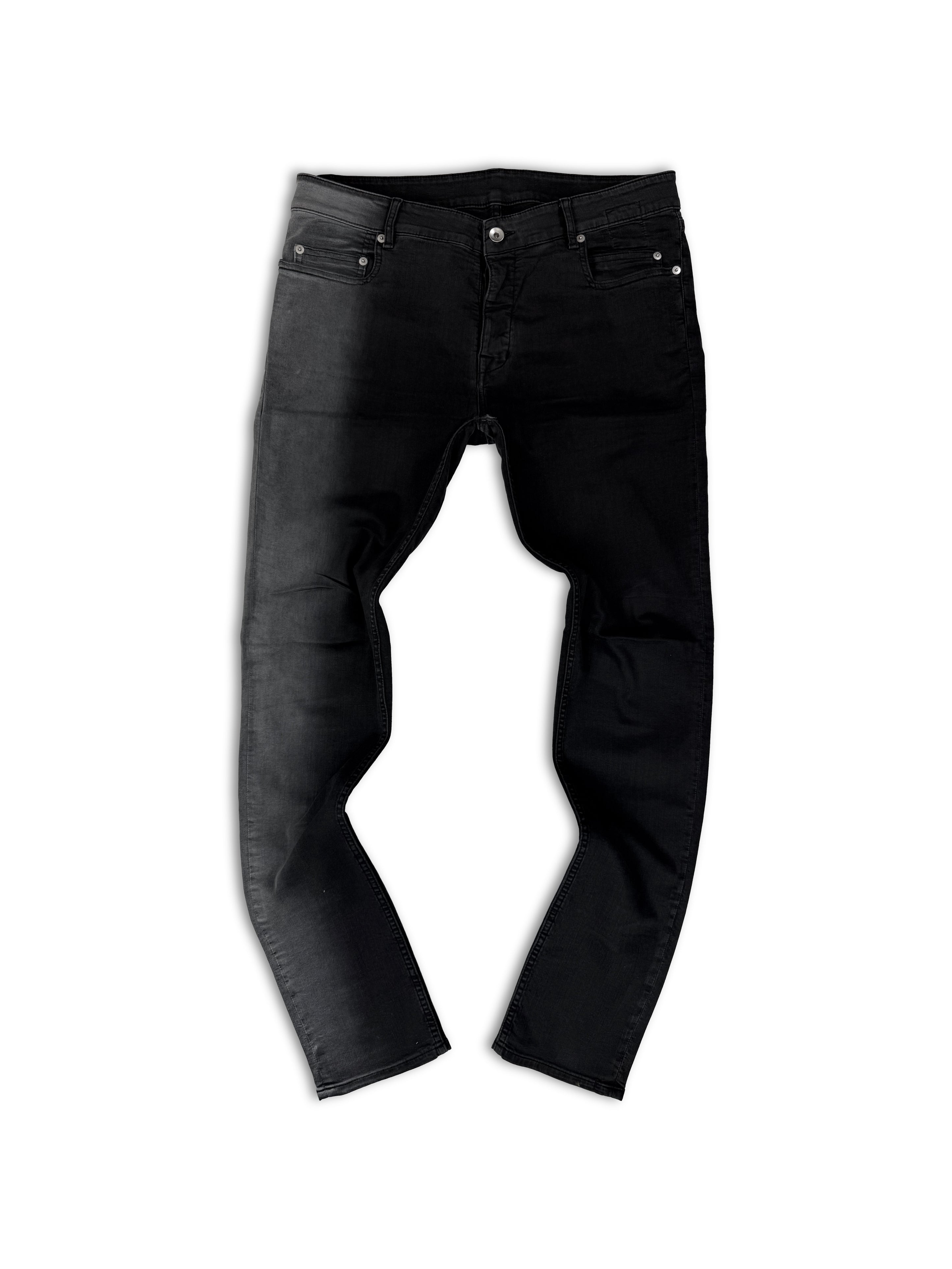 AW19 Rick Owens ‘Tyrone’ Cut DRKSHDW Black Gradient Denim