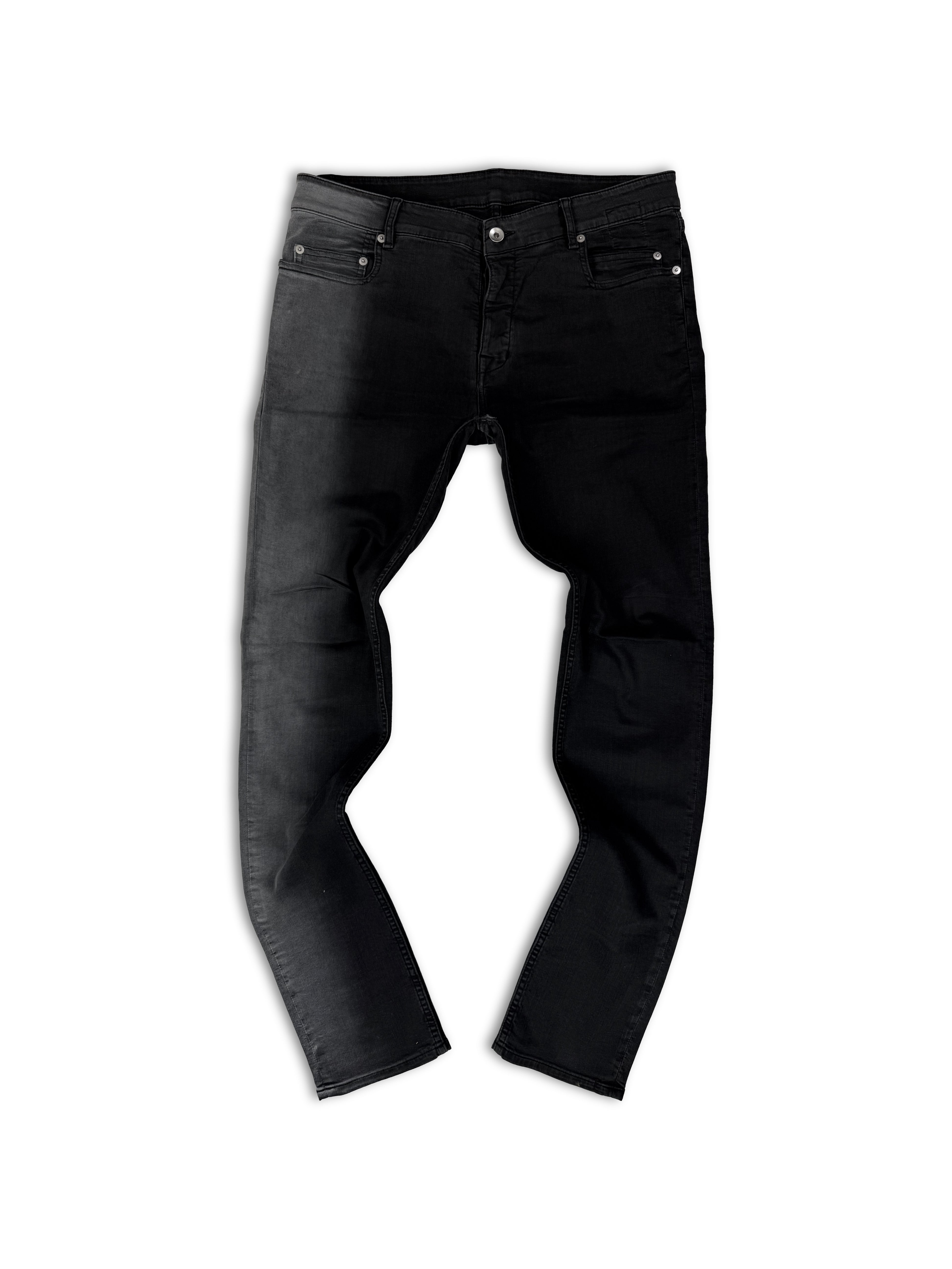 AW19 Rick Owens ‘Tyrone’ Cut DRKSHDW Black Gradient Denim