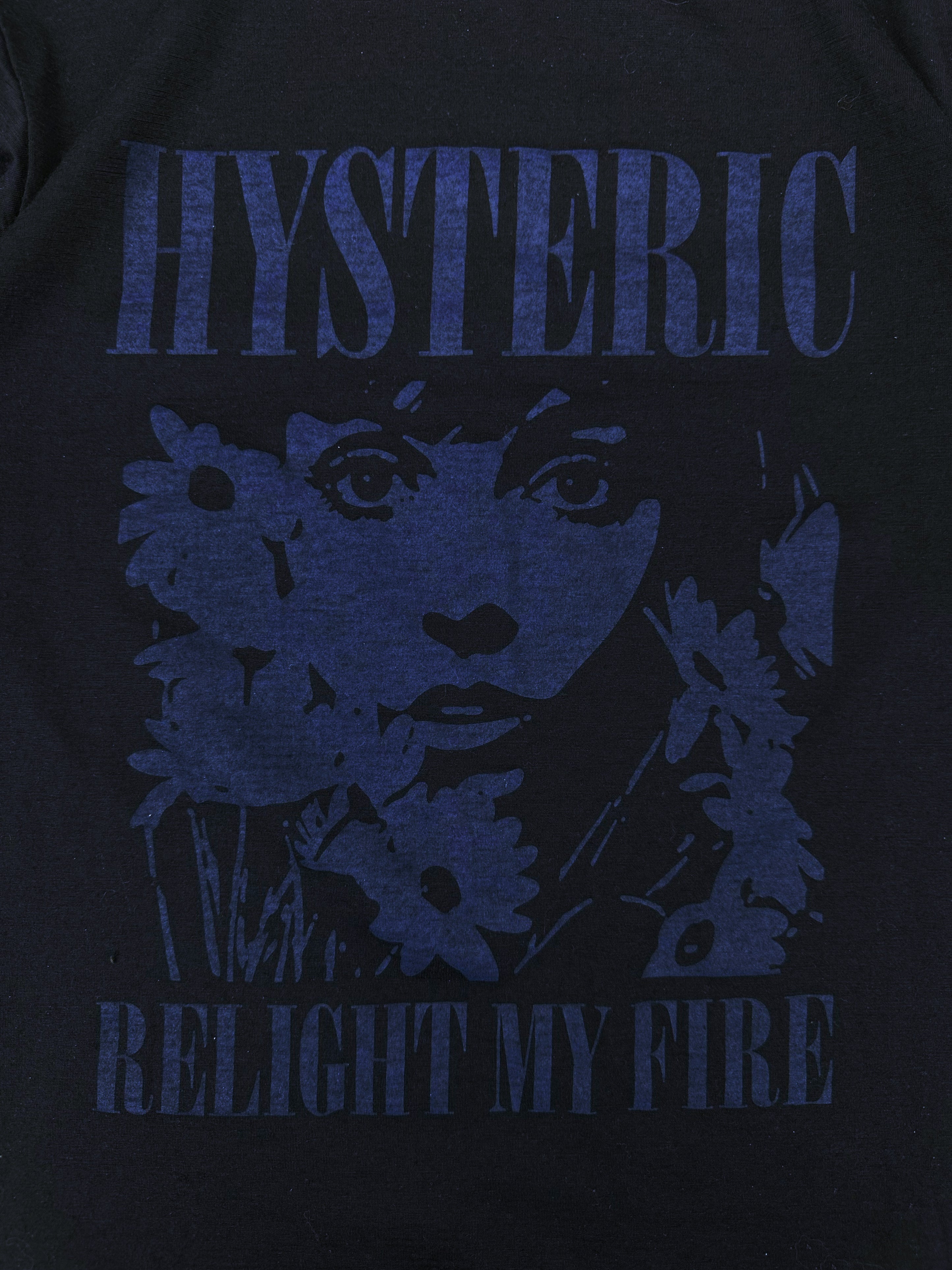 00s Hysteric Glamour ‘Relight My Fire’ Portrait Graphic T-Shirt