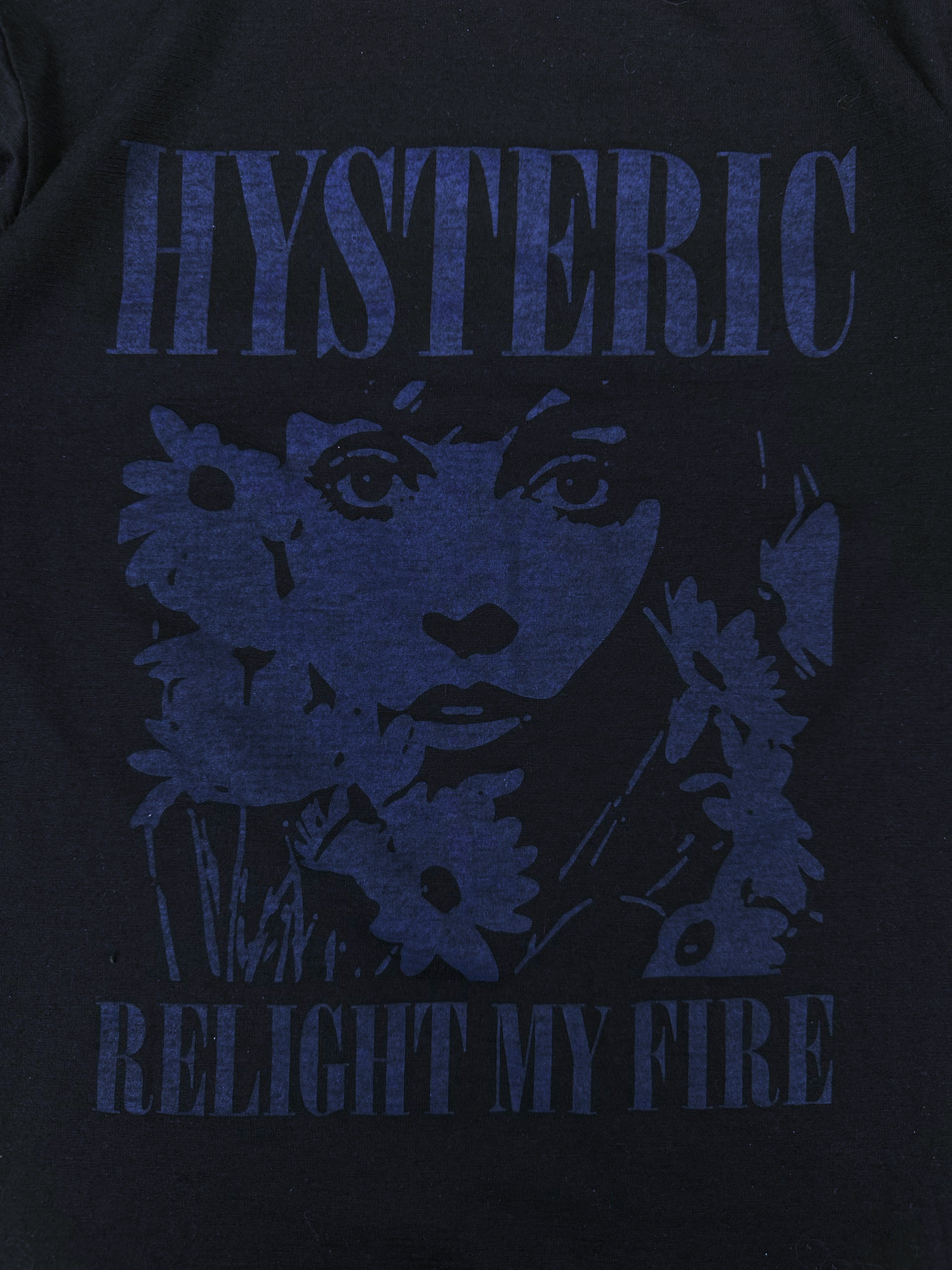 00s Hysteric Glamour ‘Relight My Fire’ Portrait Graphic T-Shirt