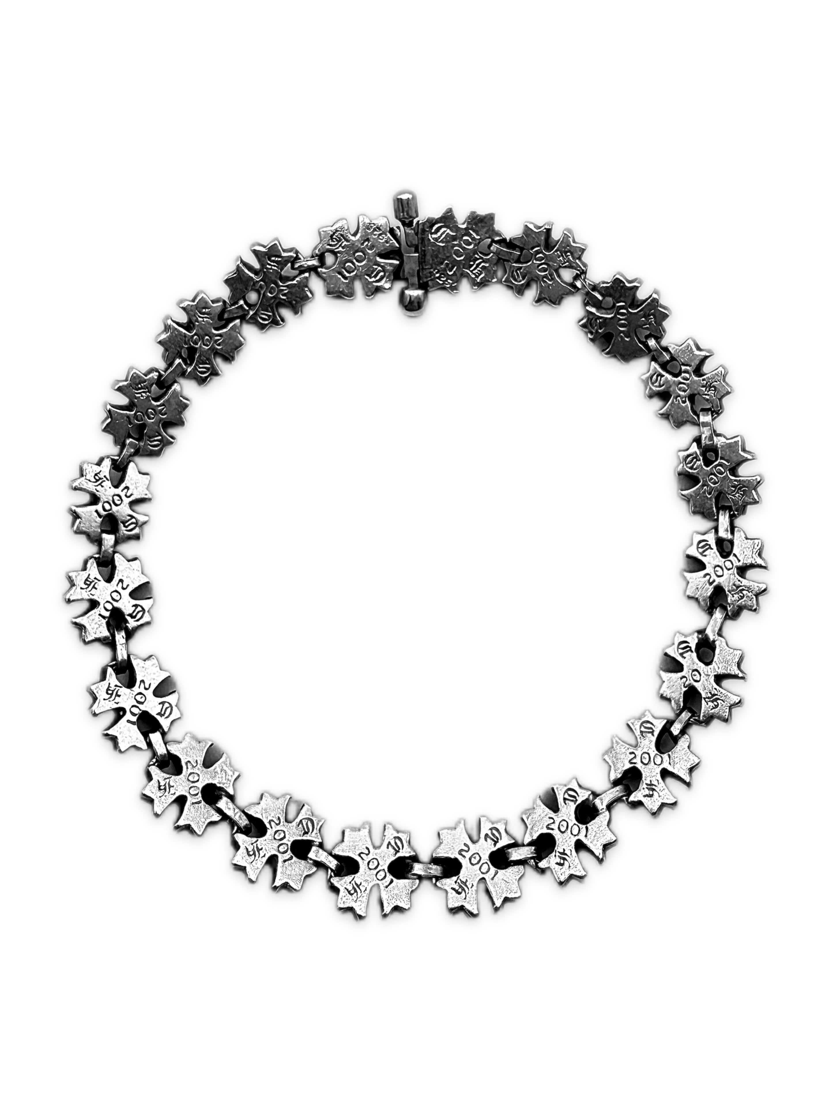 Chrome Hearts Mini Plus Cut Out .925 Silver Bracelet