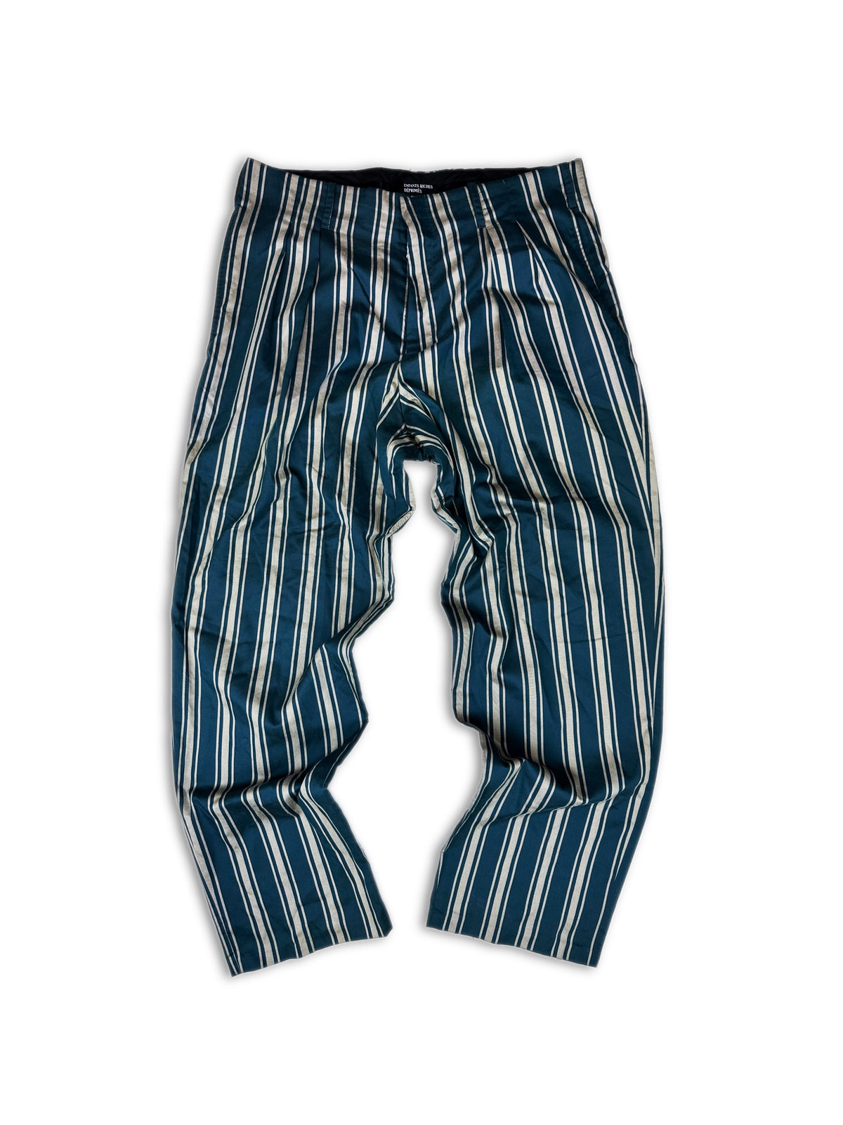 Enfants Riches Deprimes ‘Swiss Psychward’ Turquoise Wide Cut Pants