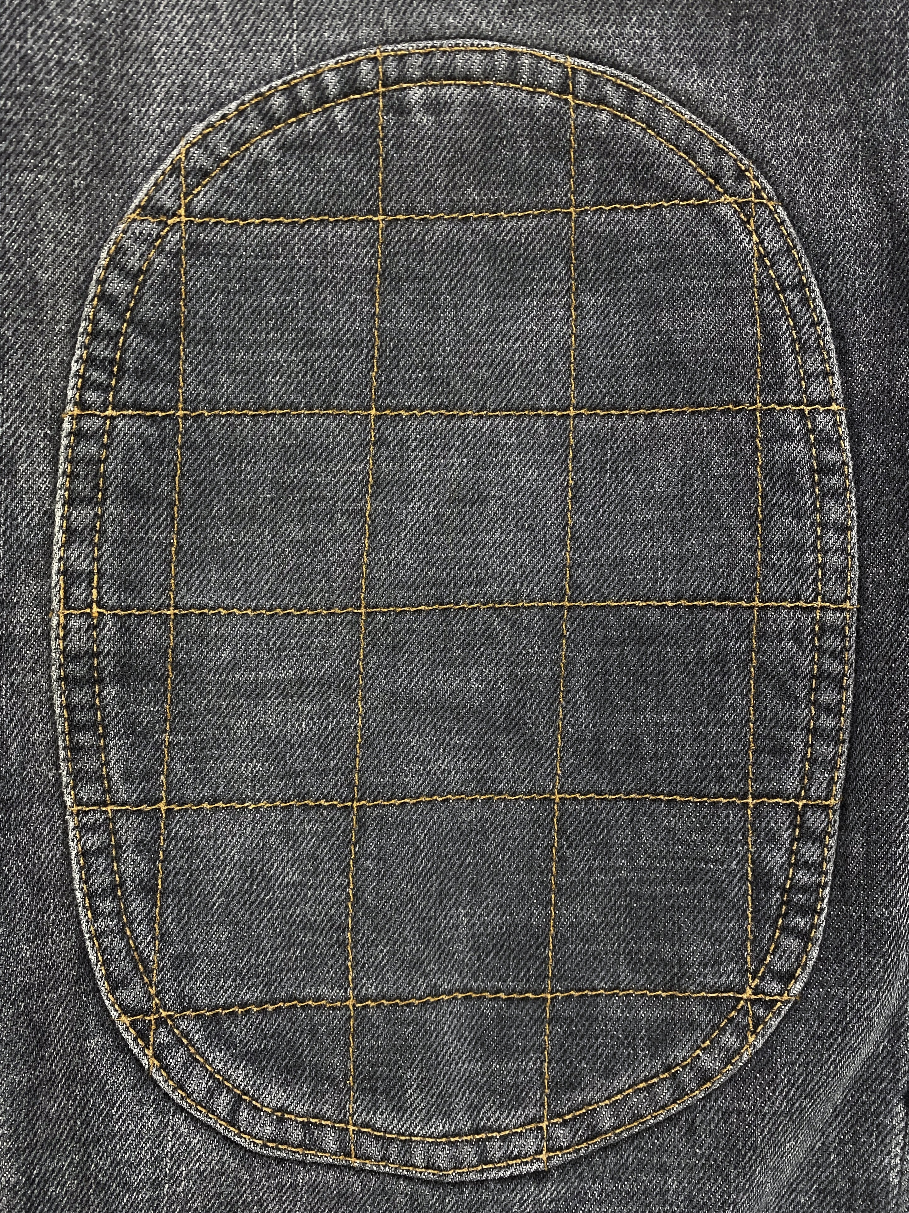AW03 Dolce & Gabbana Bondage Strap Reinforced Flared Denim
