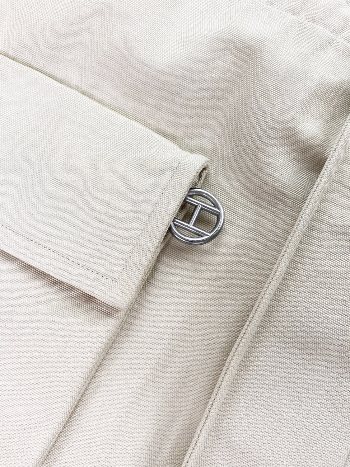 Hermès Reflective Cargo Pocket Hooded Trench Coat