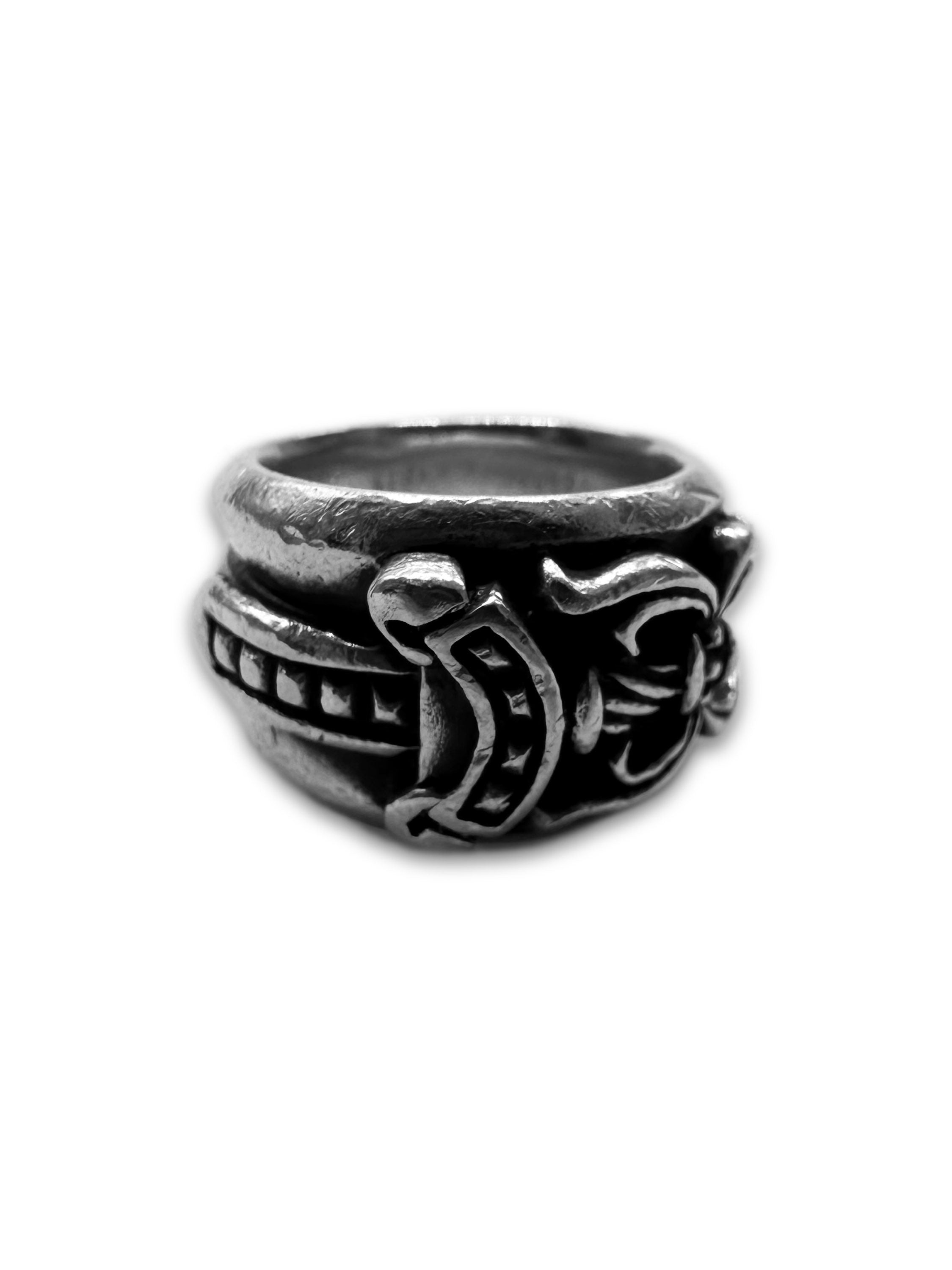 1992 Chrome Hearts ‘Dagger’ .925 Sterling Silver Etched Ring