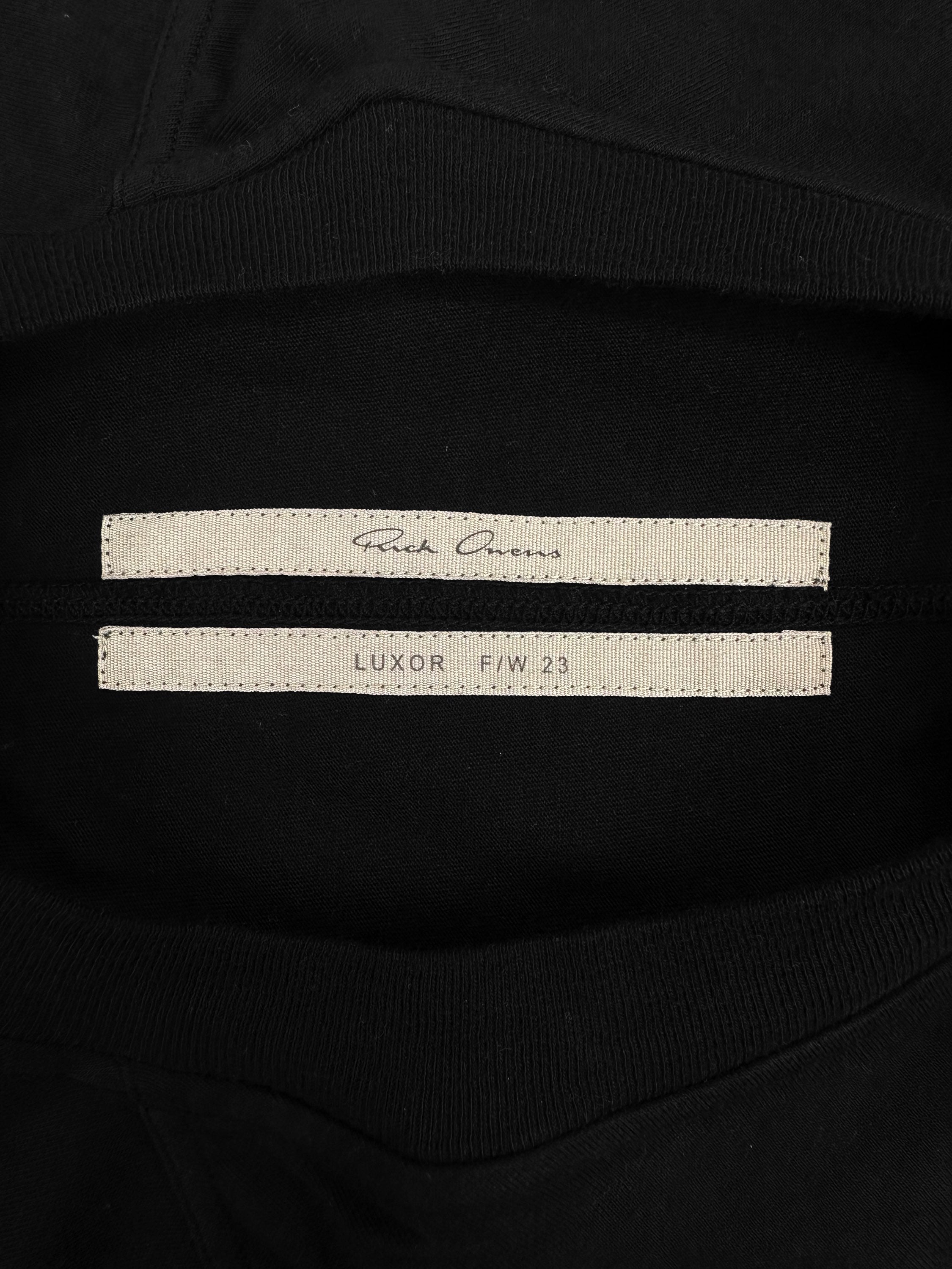 AW23 Rick Owens ‘Luxor’ Tarp Sleeveless Boxy Tank-top