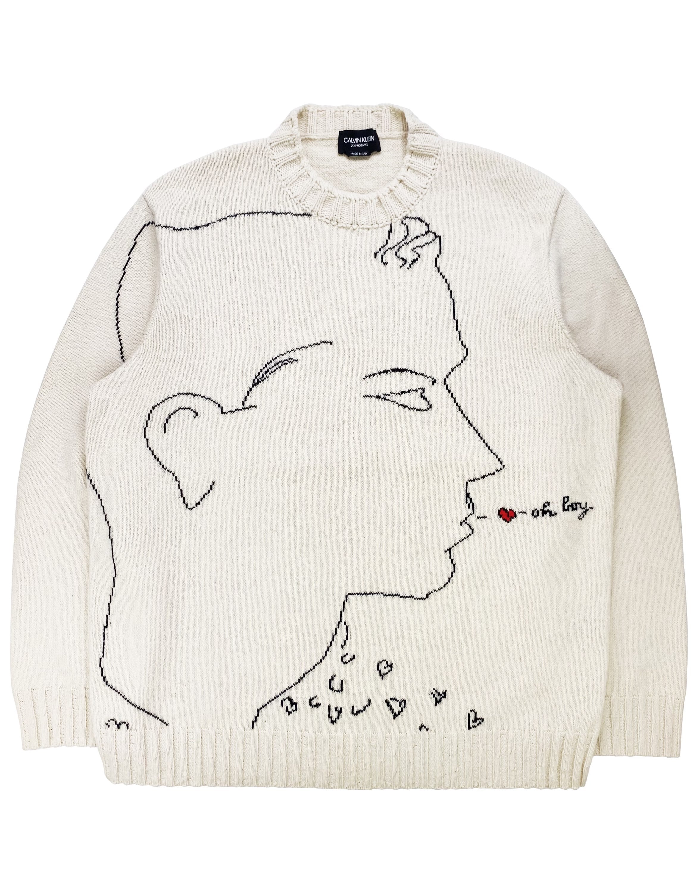 FW18 CK205W39NYC by Raf Simons Andy Warhol Knitted Sweater