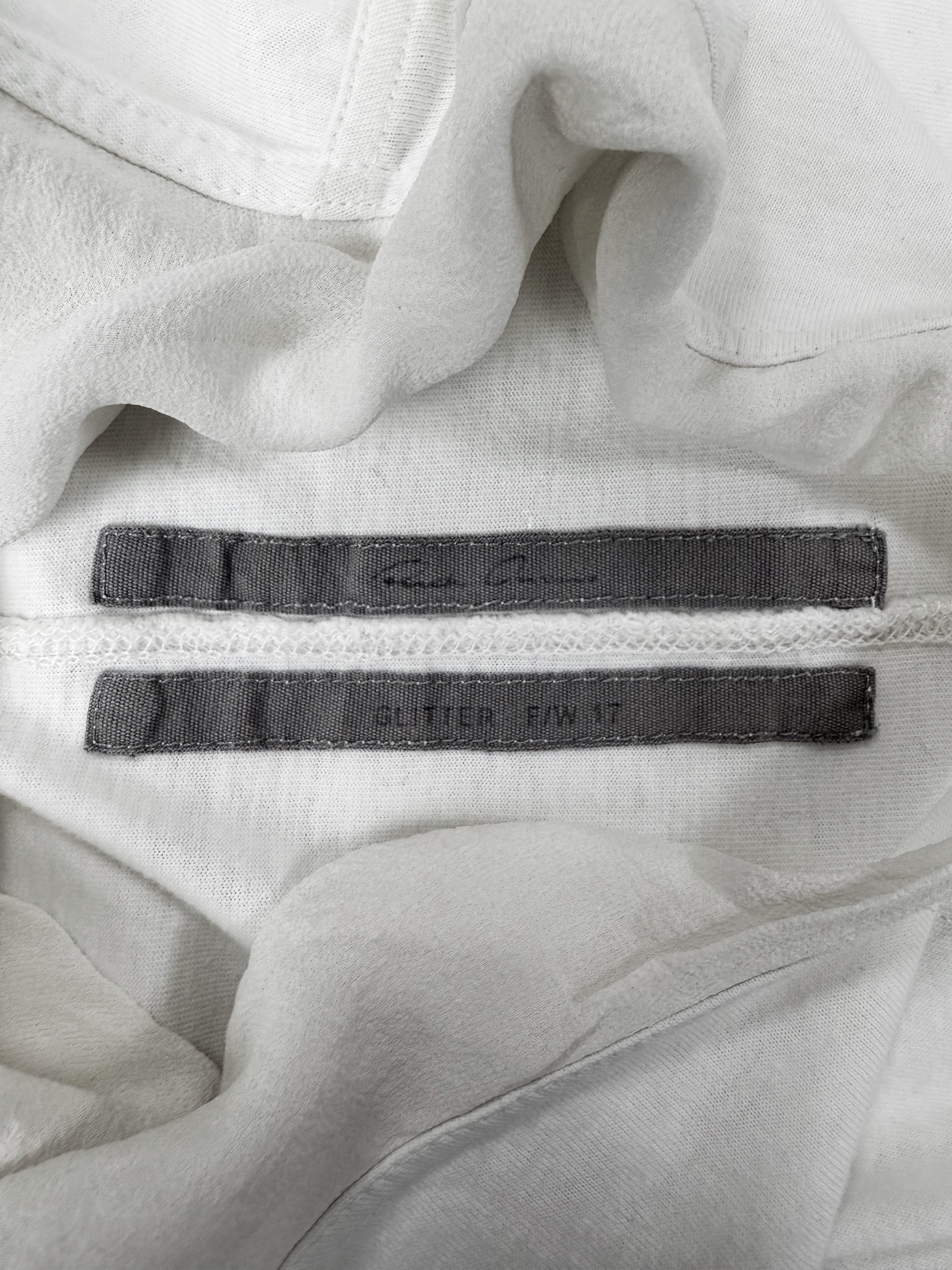 AW17 Rick Owens ‘Glitter’ Mesh Collar Turtleneck Long Sleeve