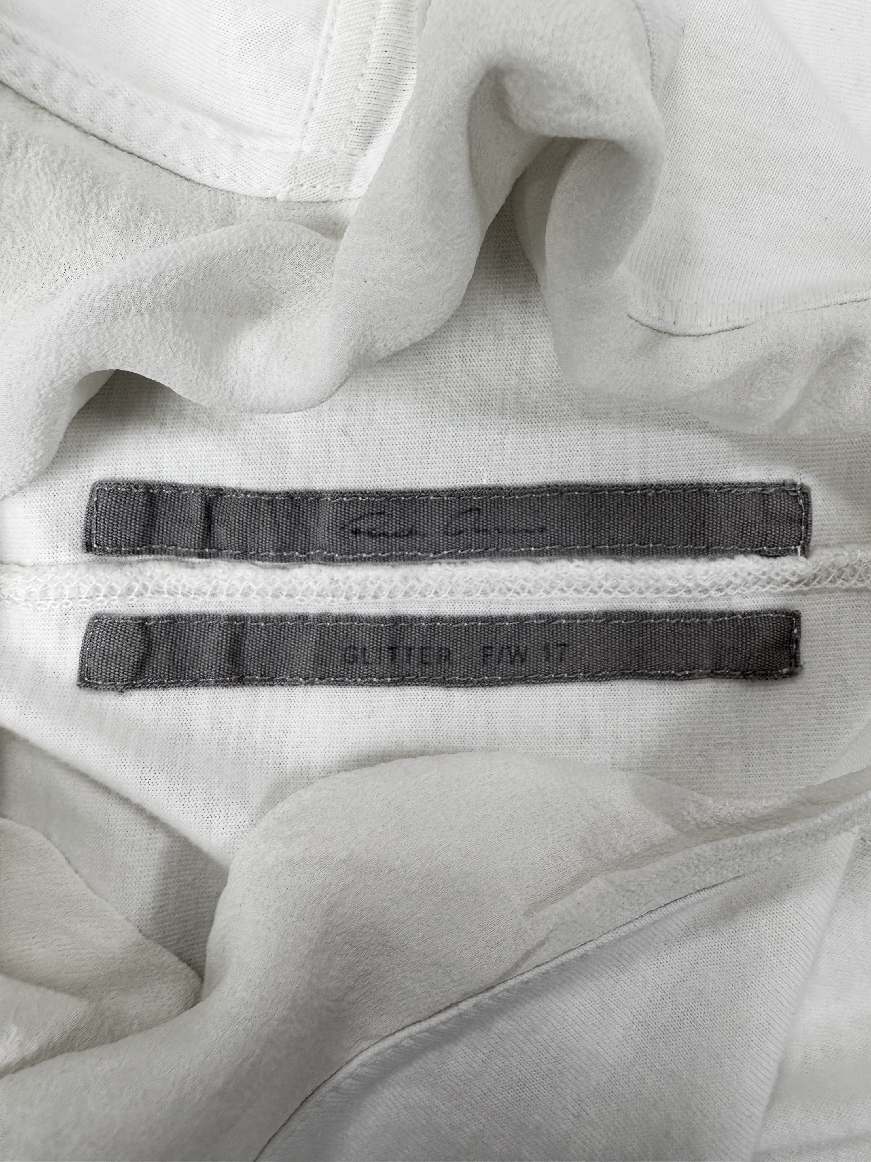 AW17 Rick Owens ‘Glitter’ Mesh Collar Turtleneck Long Sleeve