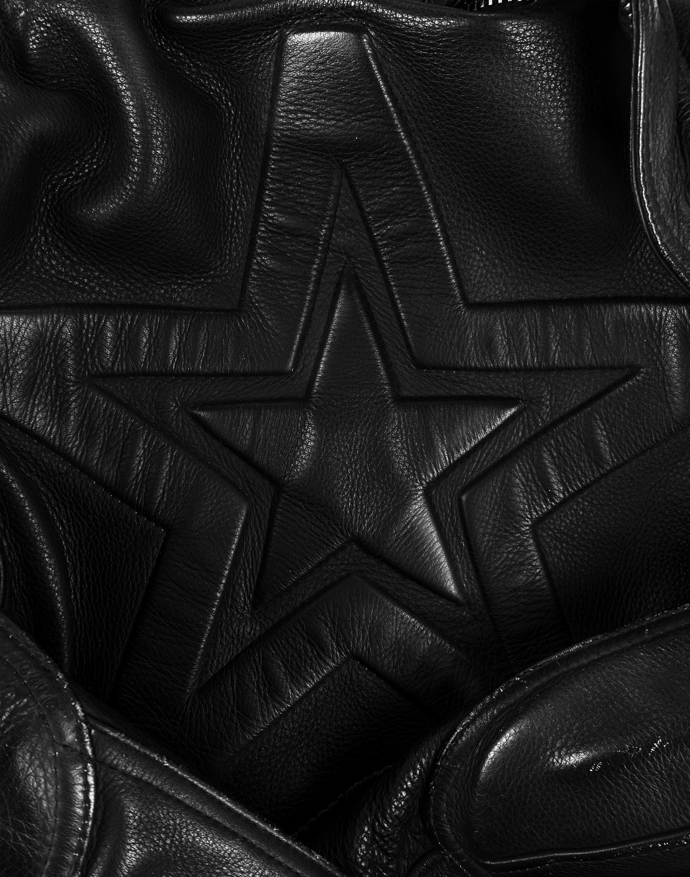 00s Kadoya ‘Star’ Armoured Black Leather Biker Jacket