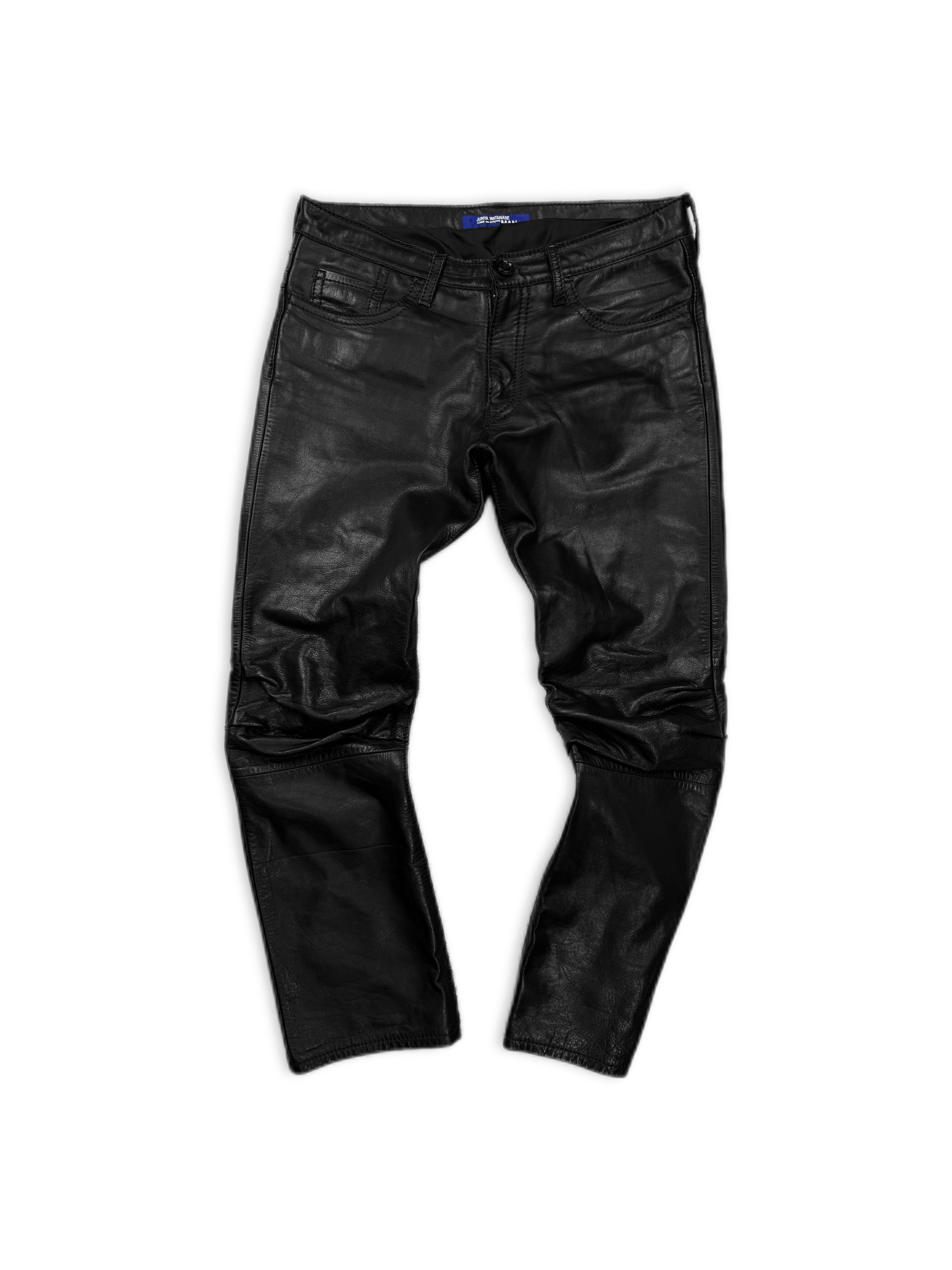 AW04 Junya Watanabe Calfskin Leather Moto Pants
