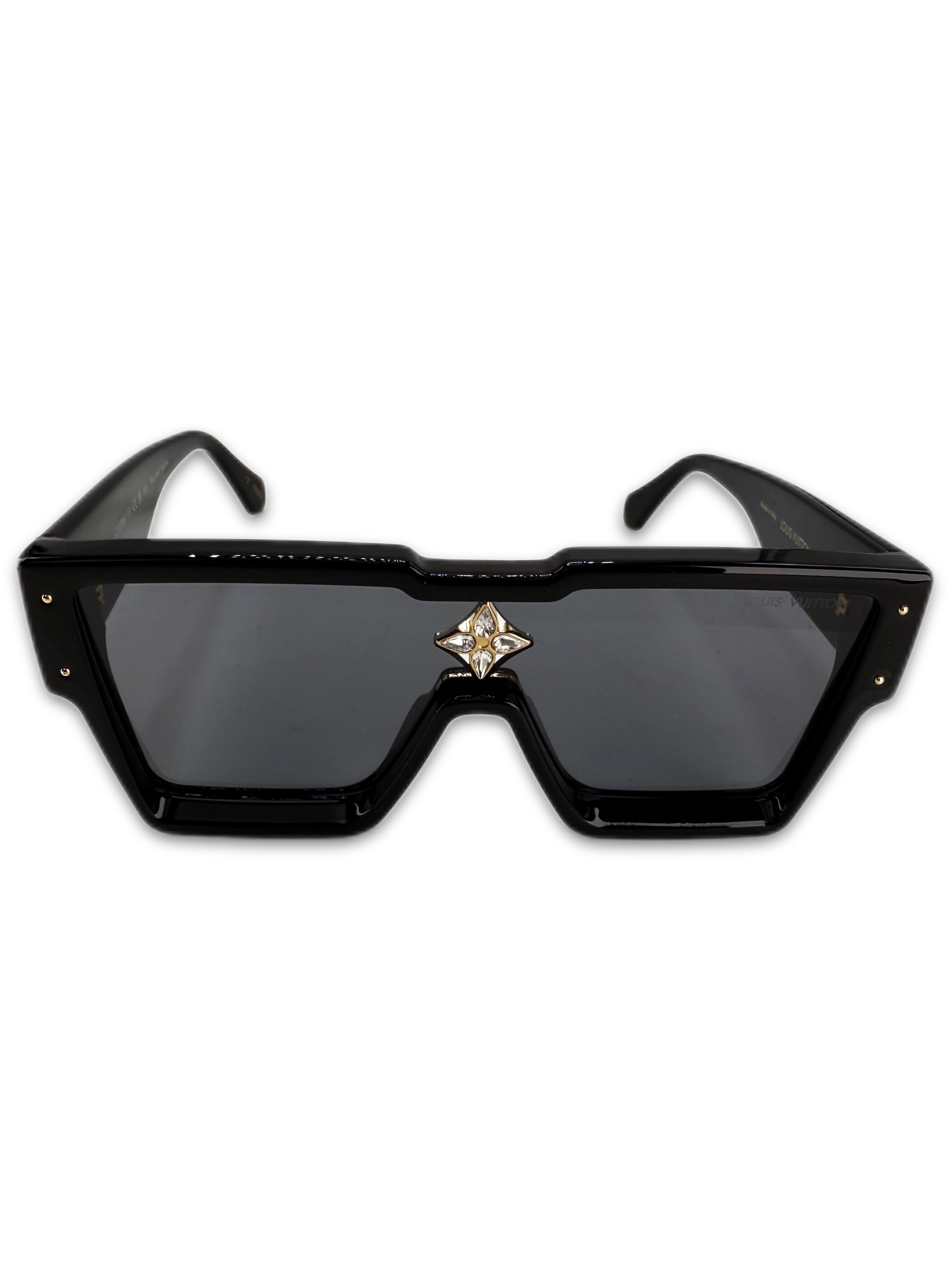 Louis Vuitton Cyclone Black Square Frame Gemstone Sunglasses