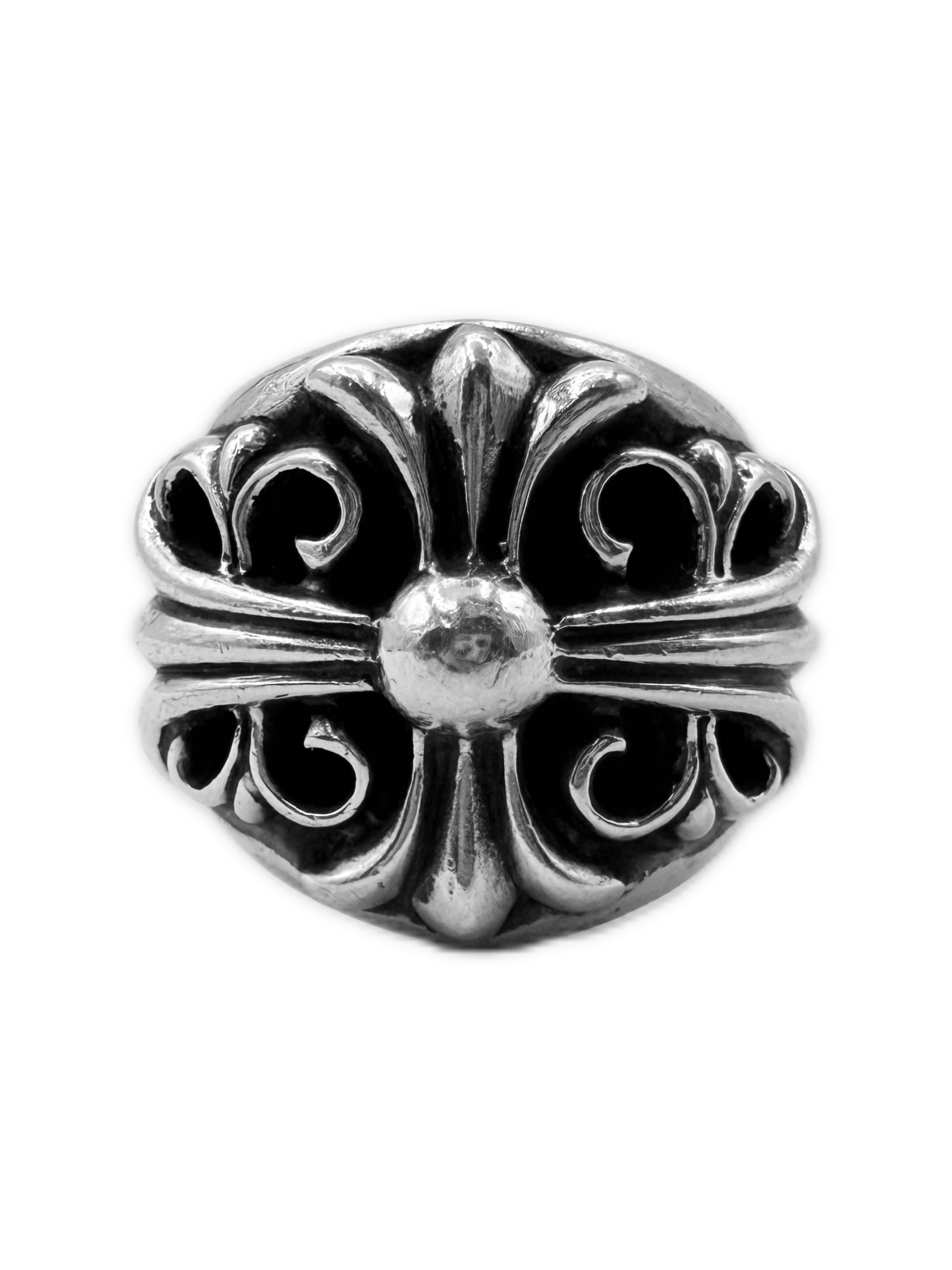 Chrome Hearts Keeper .925 Silver Etched Ring