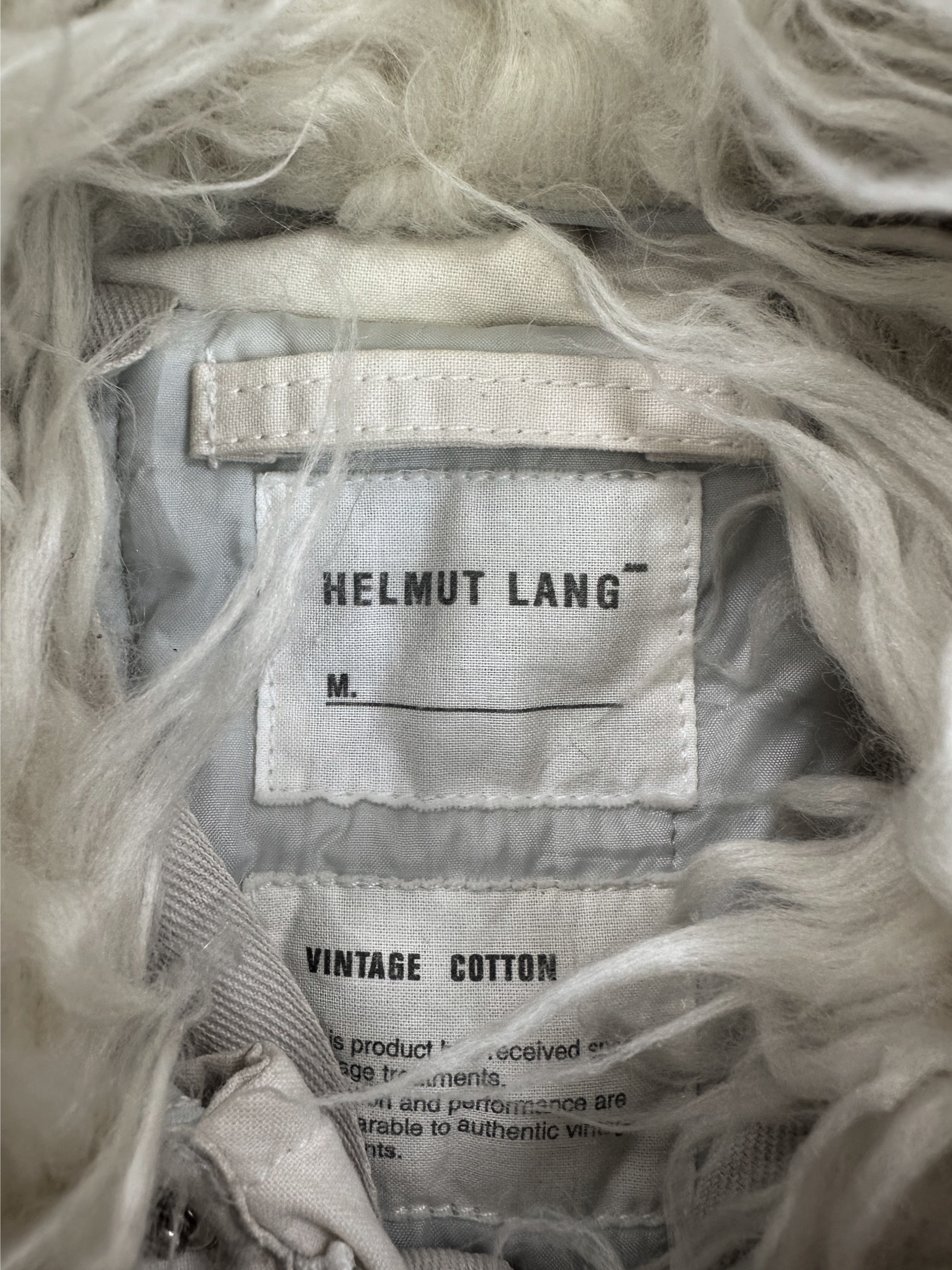AW99 Helmut Lang ‘Astro’ Fur Multi-zip Parachute Biker Jacket