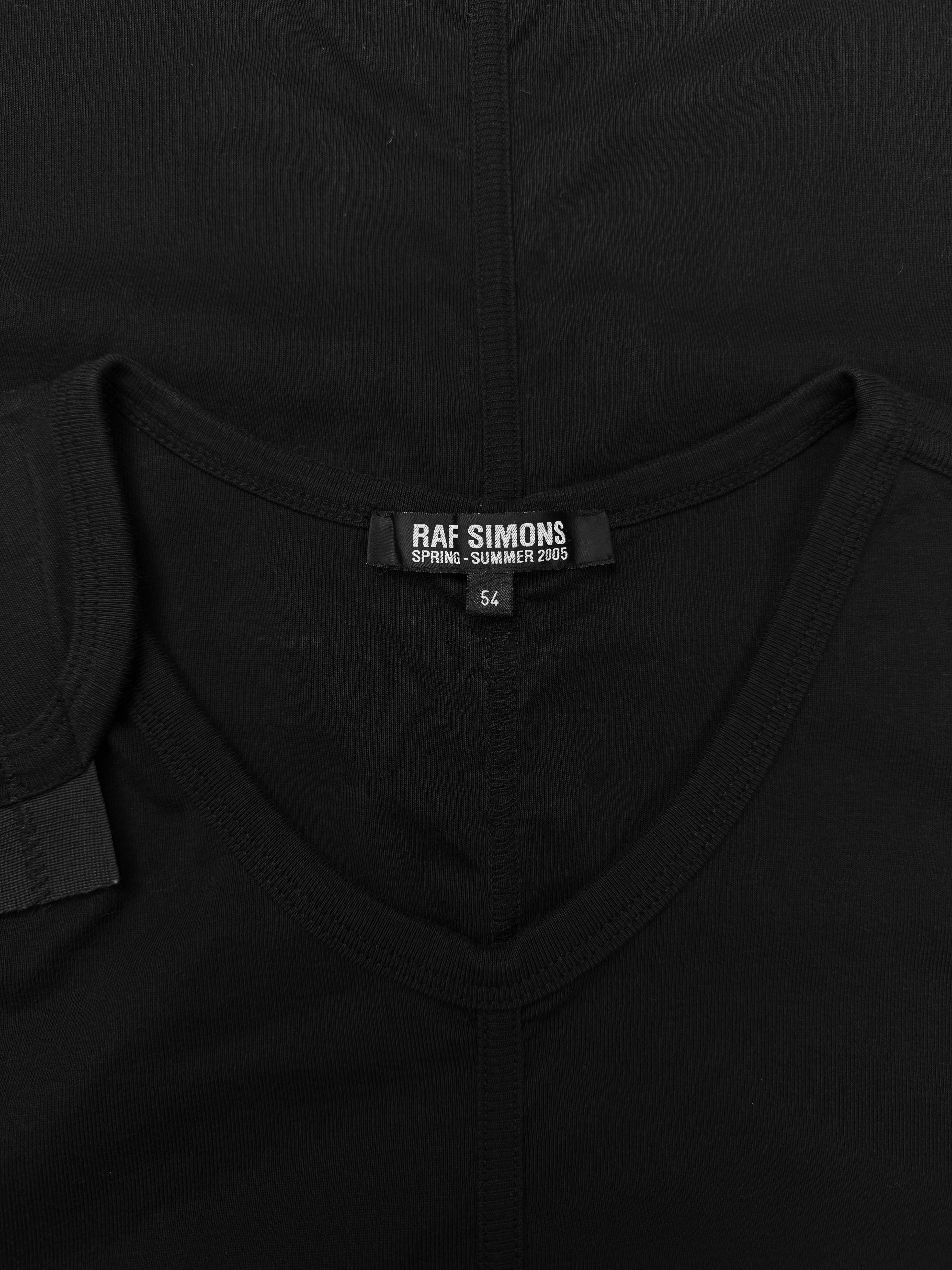 SS05 Raf Simons Velcro Bulletproof Vest Black Tank-top