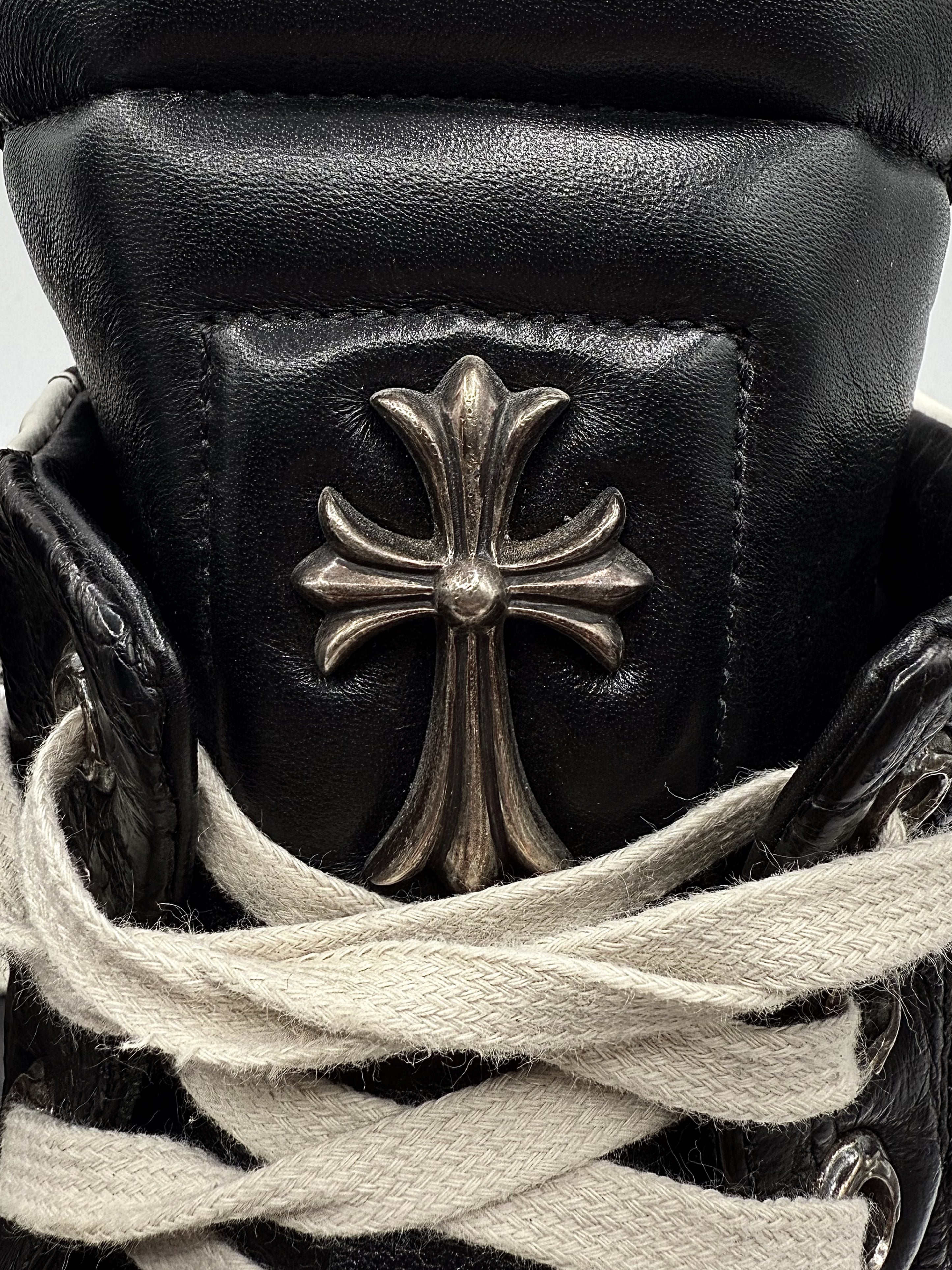 Chrome Hearts x Rick Owens 1/1 Crocodile Leather Geobasket Sneakersi
