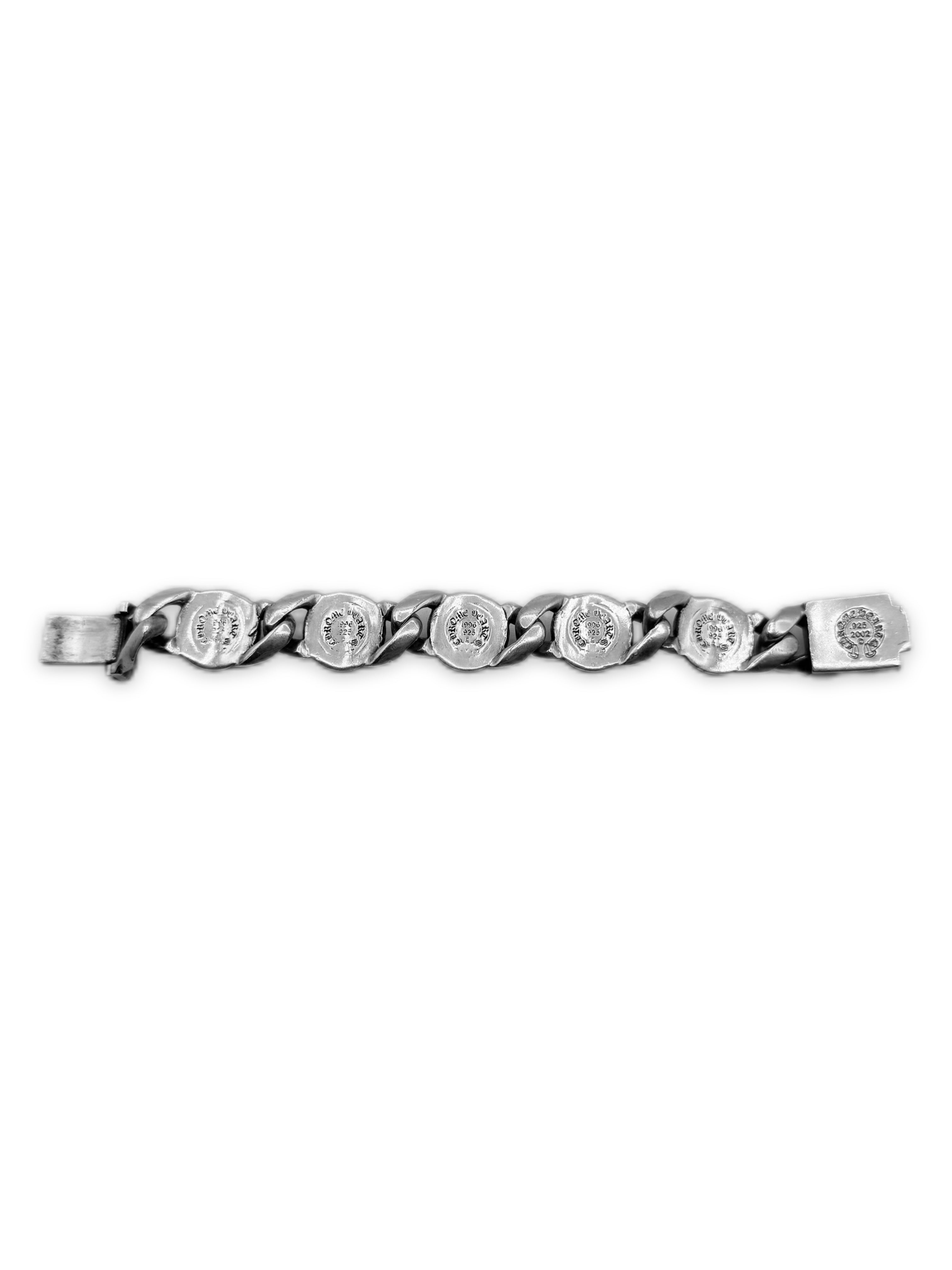 Chrome Hearts ‘Crying Heart’ Cuban Link .925 Silver Braceleto