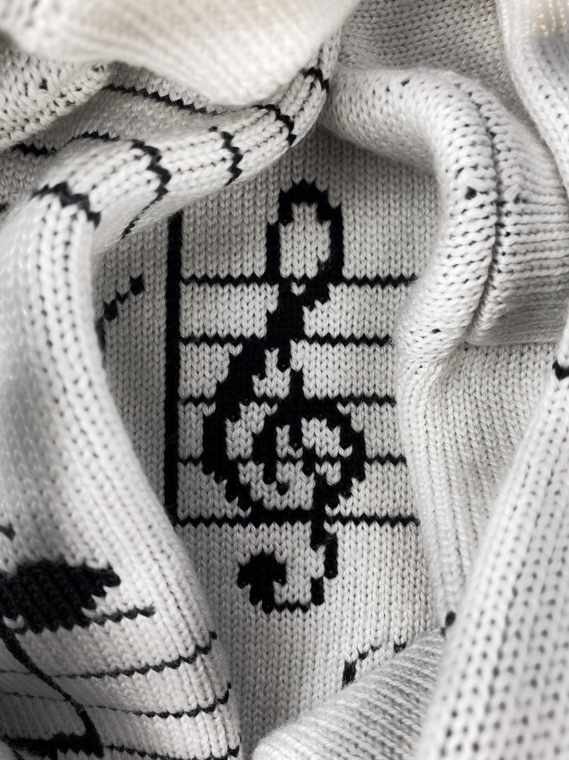FW19 Louis Vuitton ‘Sound Design’ Partition Intarsia Music Sweater