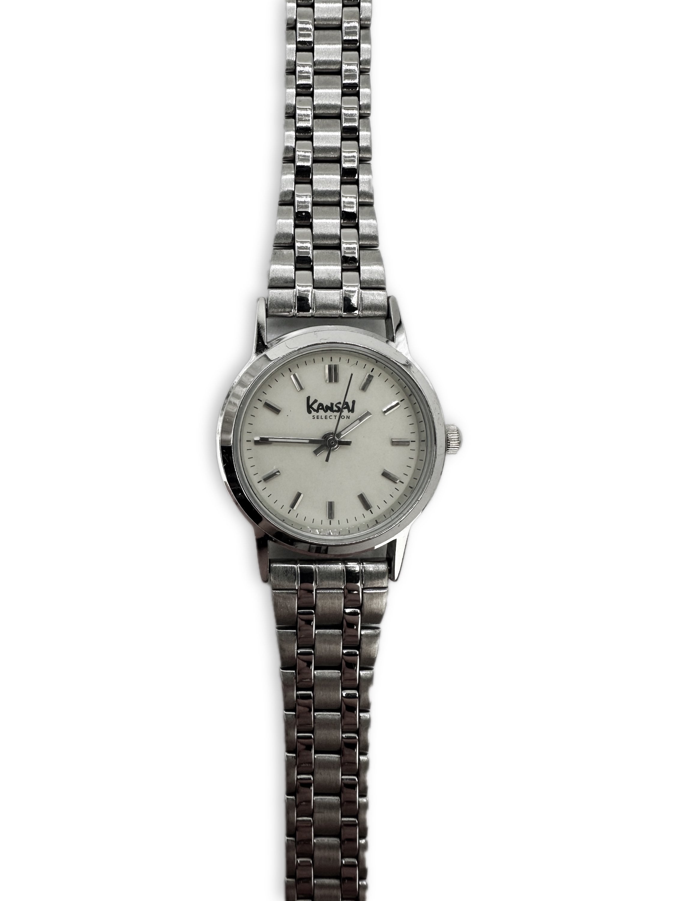 00s Kansai Yamamoto Silver Bezel Wrist Watch