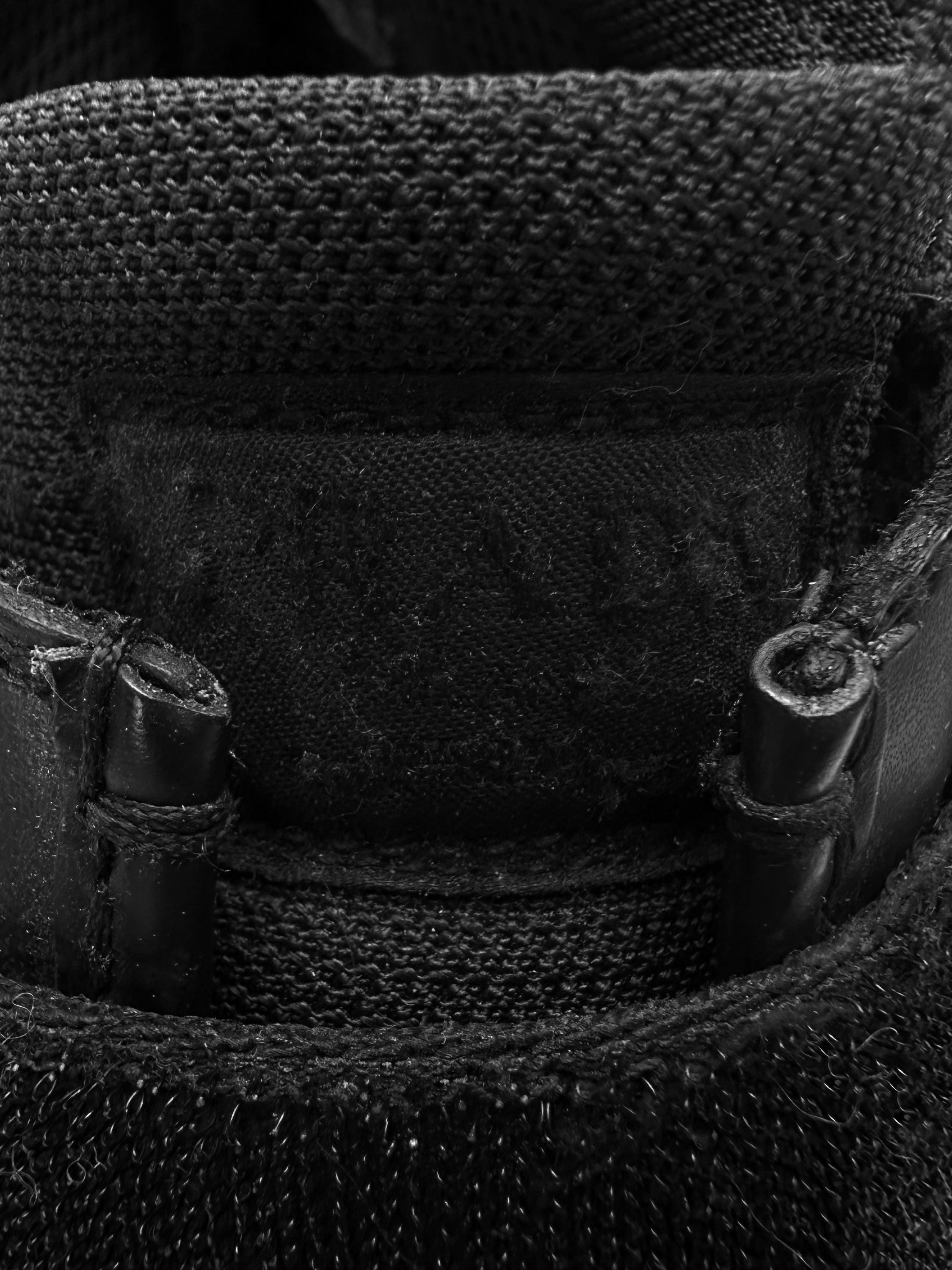 Prada Black Nylon Vibram Hiking Sneakers