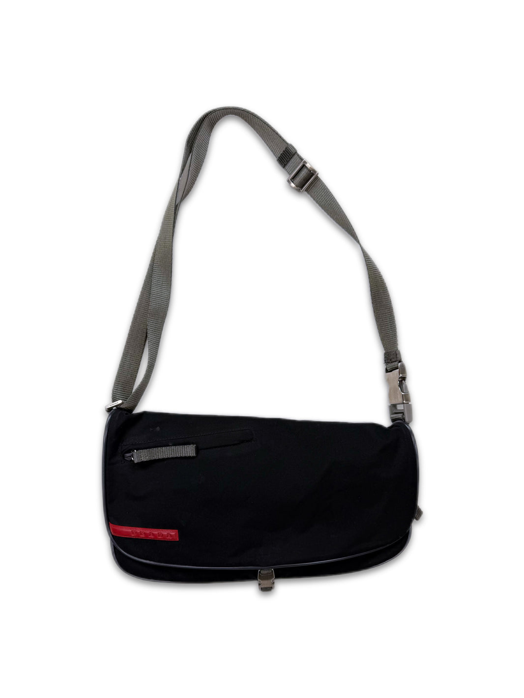 00s Prada Sport Linea Rossa Nylon Cross Body Bag