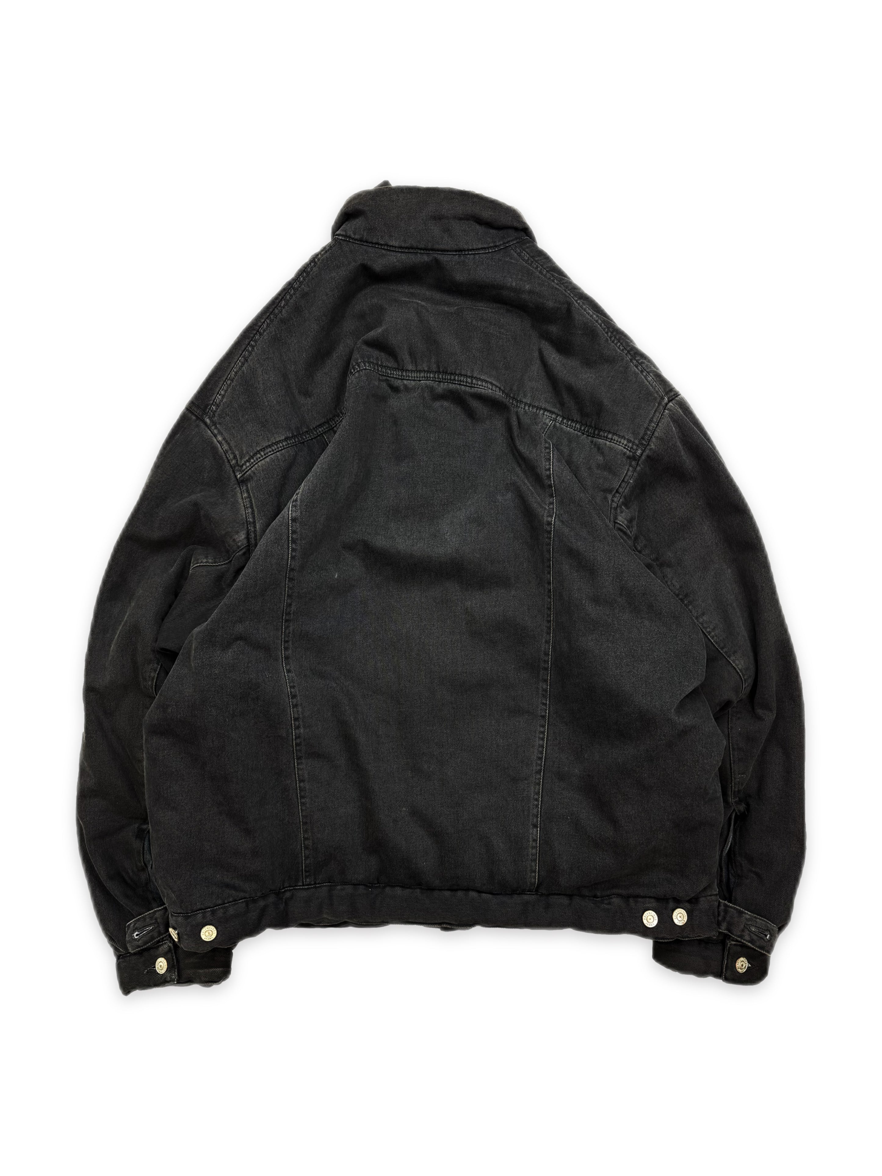 SS22 Balenciaga ‘Padded’ Oversized Washed Denim Jacket