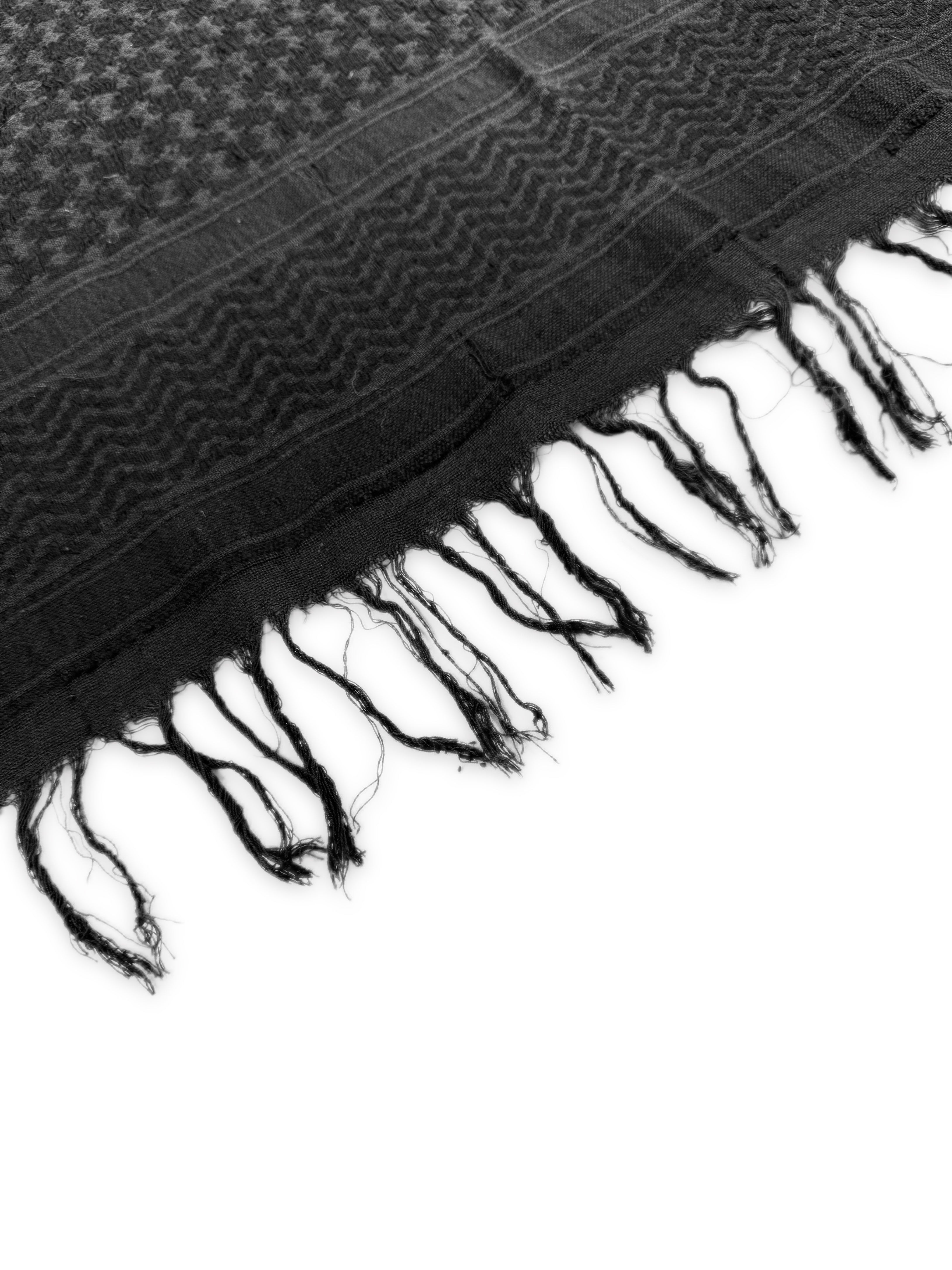 AW01 Raf Simons ‘Riot! Riot! Riot!’ Keffiyeh Square Tassel Scarf