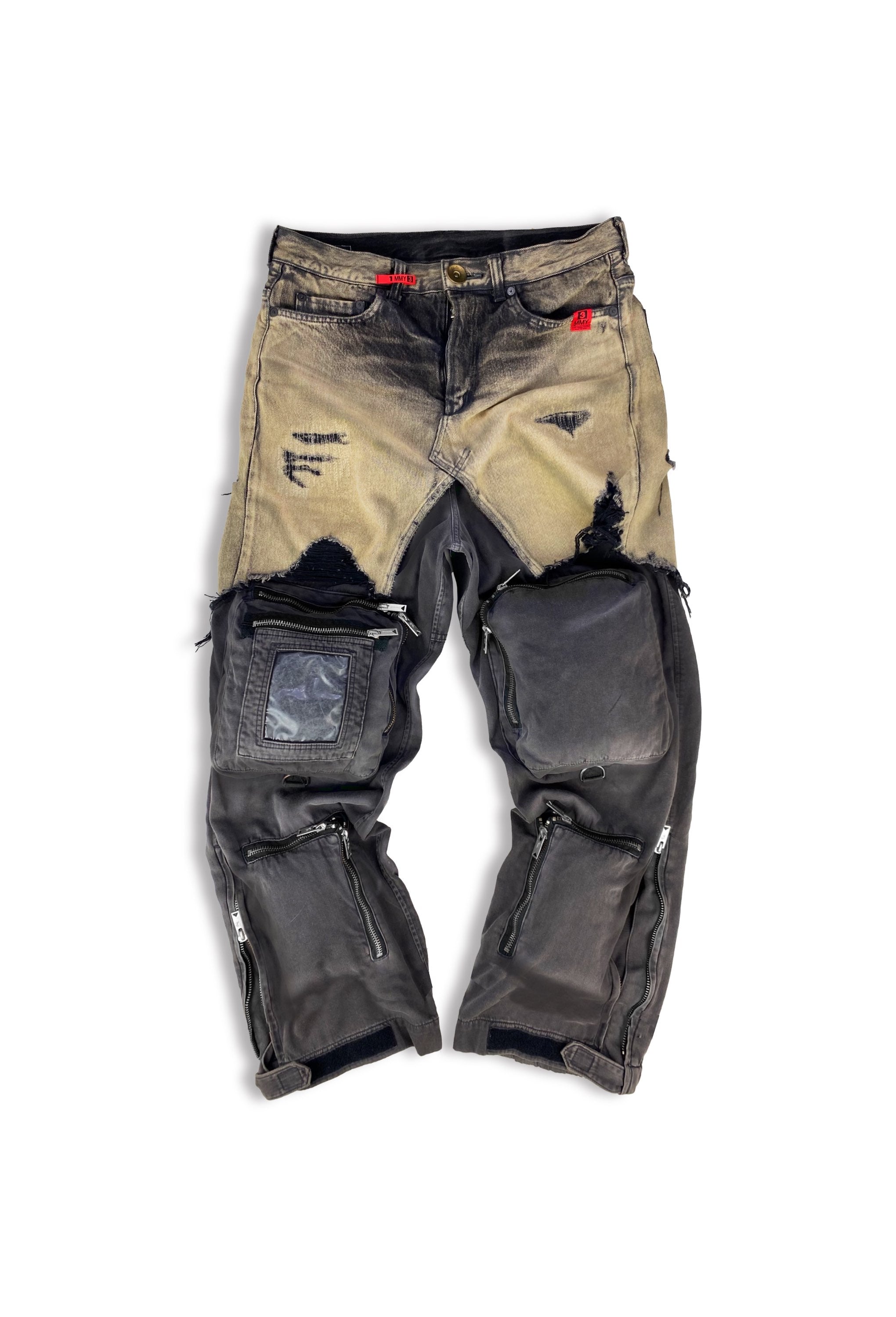 SS21 Mihara Yasuhiro ‘Hybrid’ Rave Shorts Denim Cargo Pants