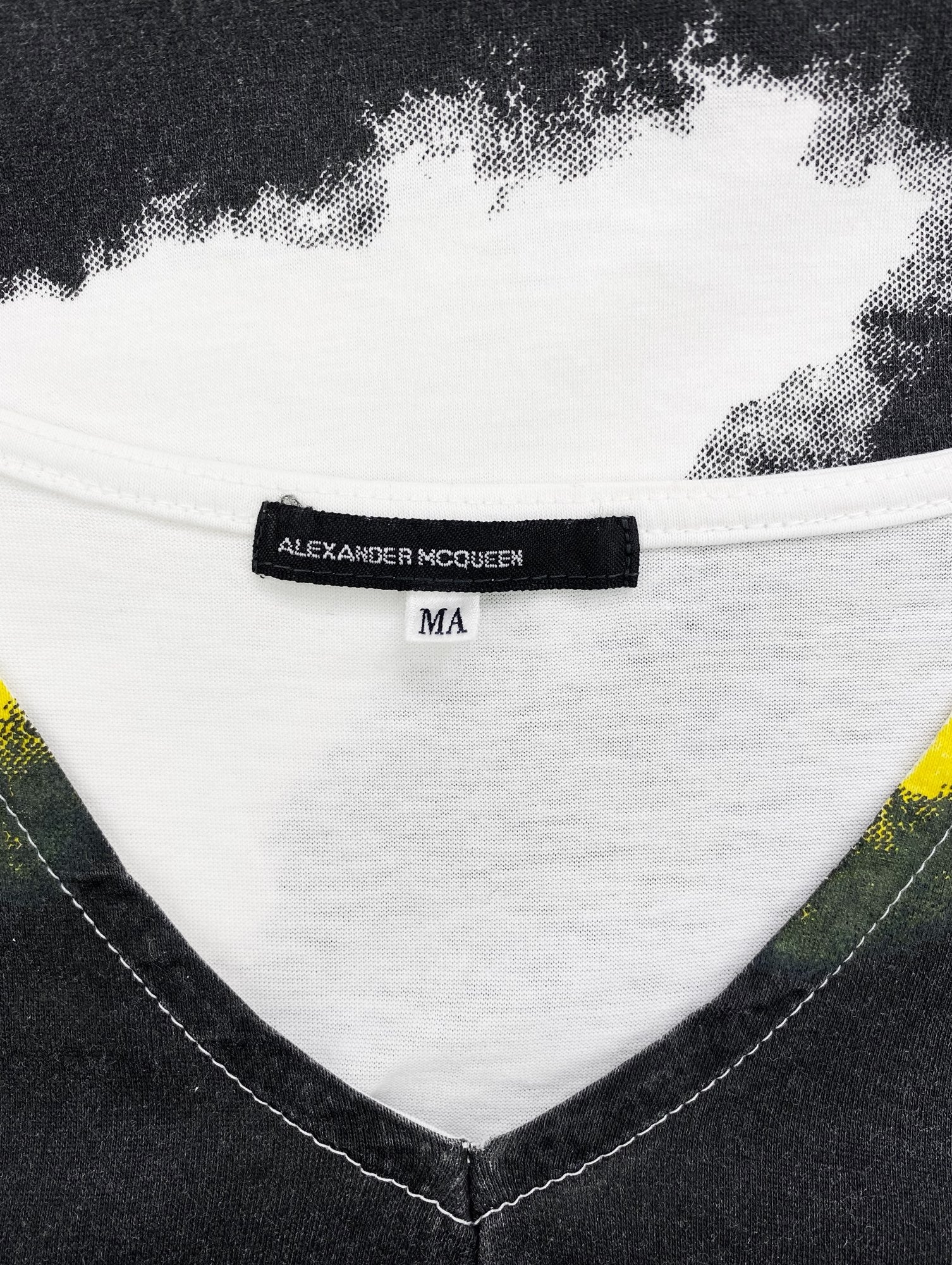 SS99 Alexander McQueen Robotic Spray Paint Neon Tank Top