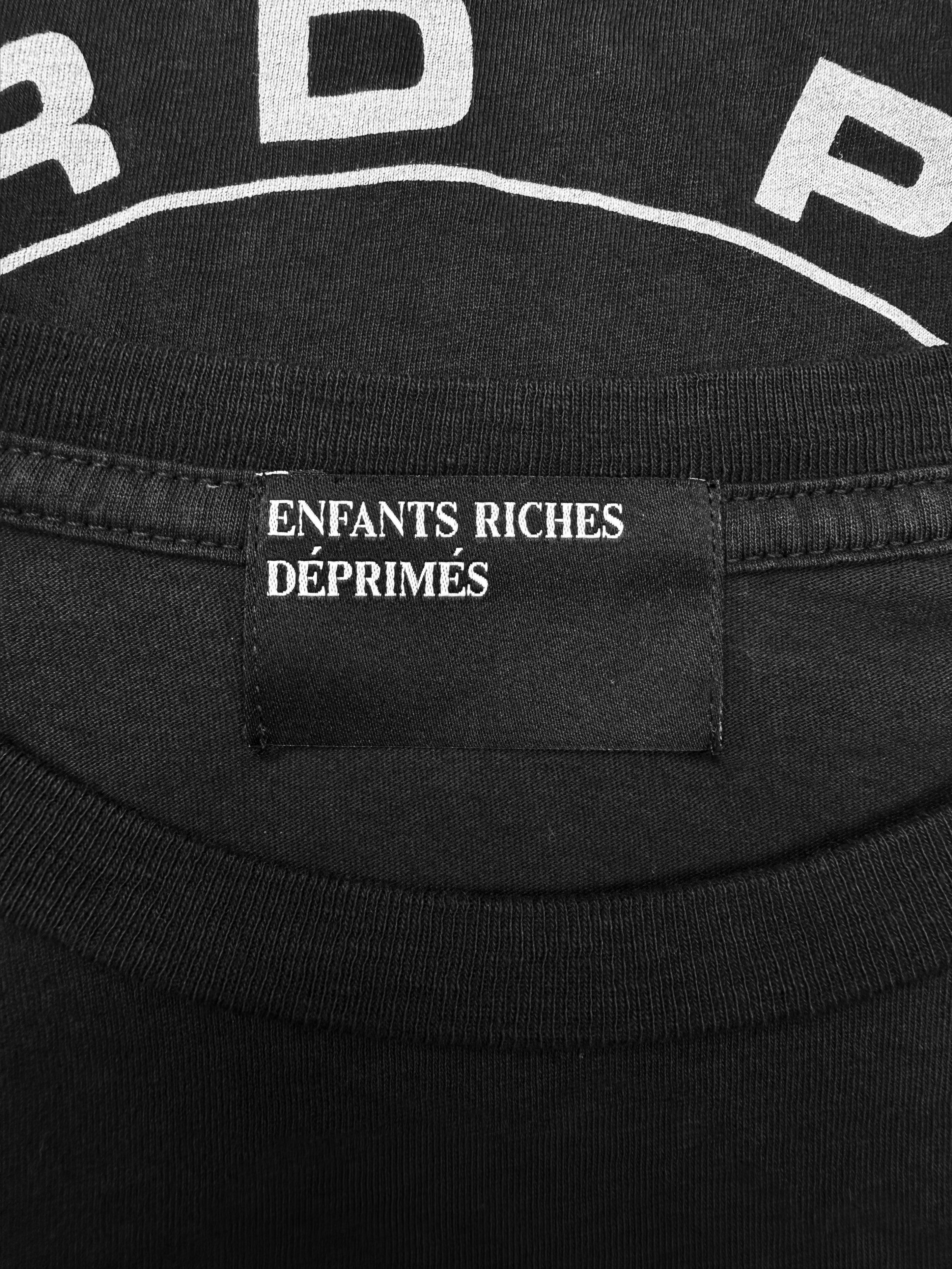 SS25 Enfants Riches Deprimes ‘Tabac Rat’ Black Graphic T-Shirt