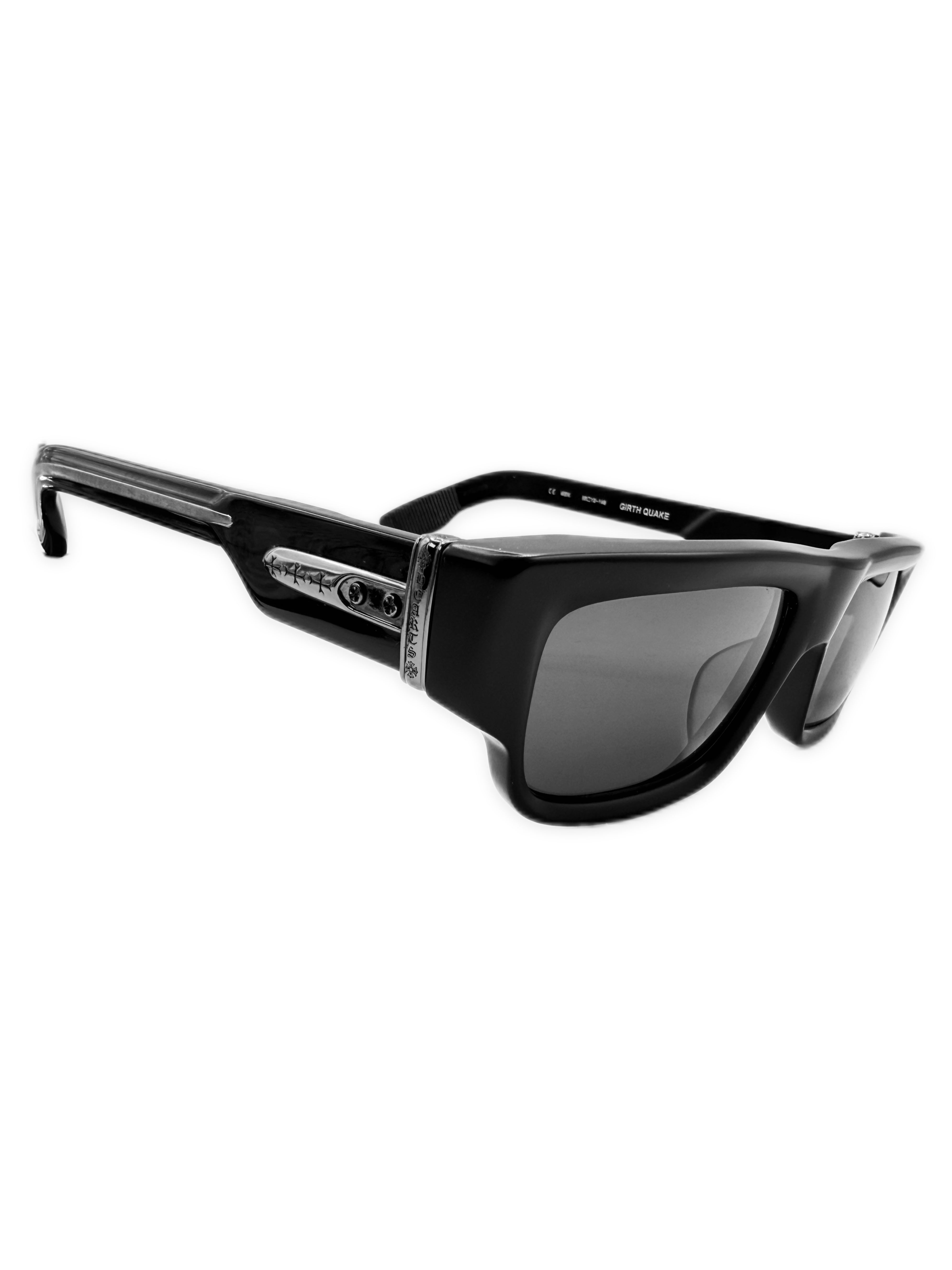 Chrome Hearts ‘Girth Quake’ Black Square Frame Sunglasses