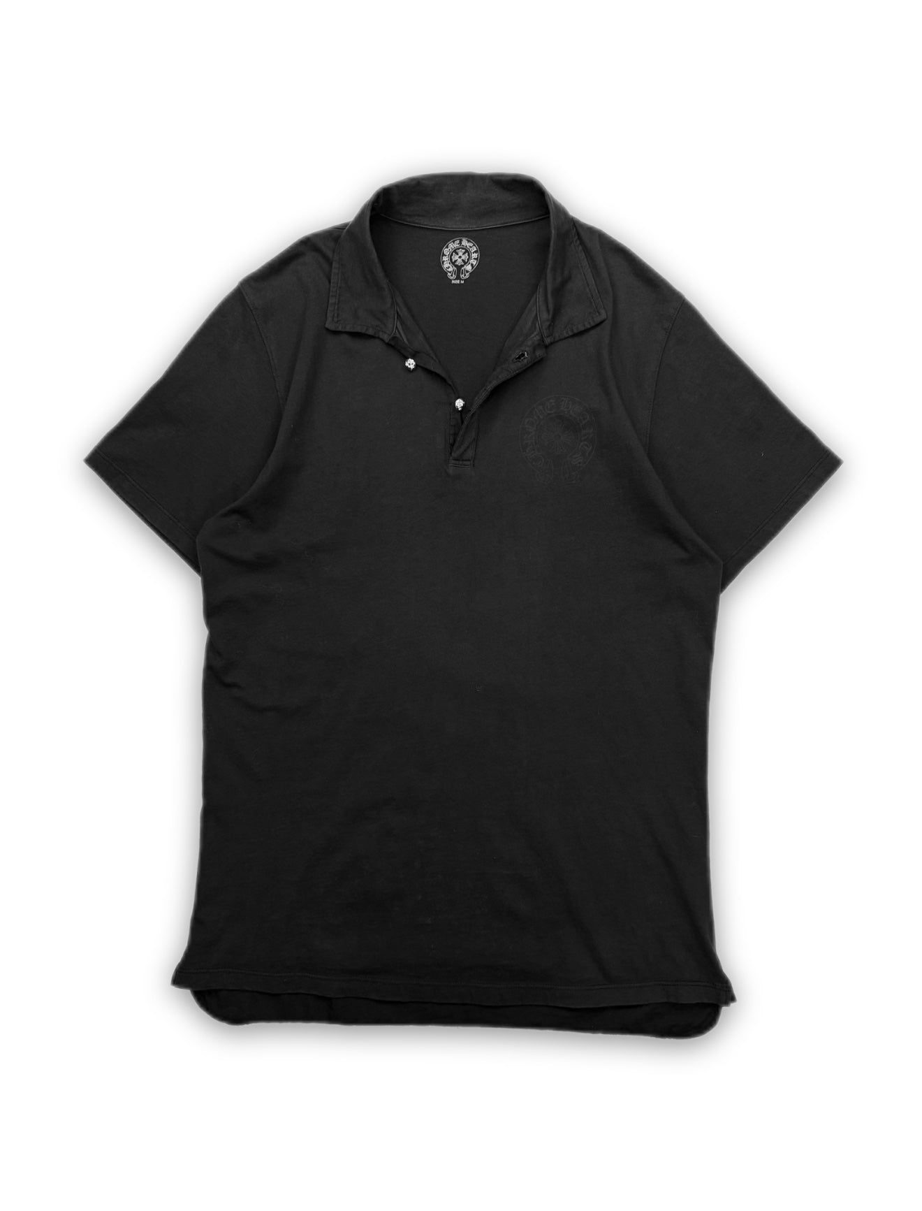 Chrome Hearts Cross Ball Button Up Short Sleeve Polo