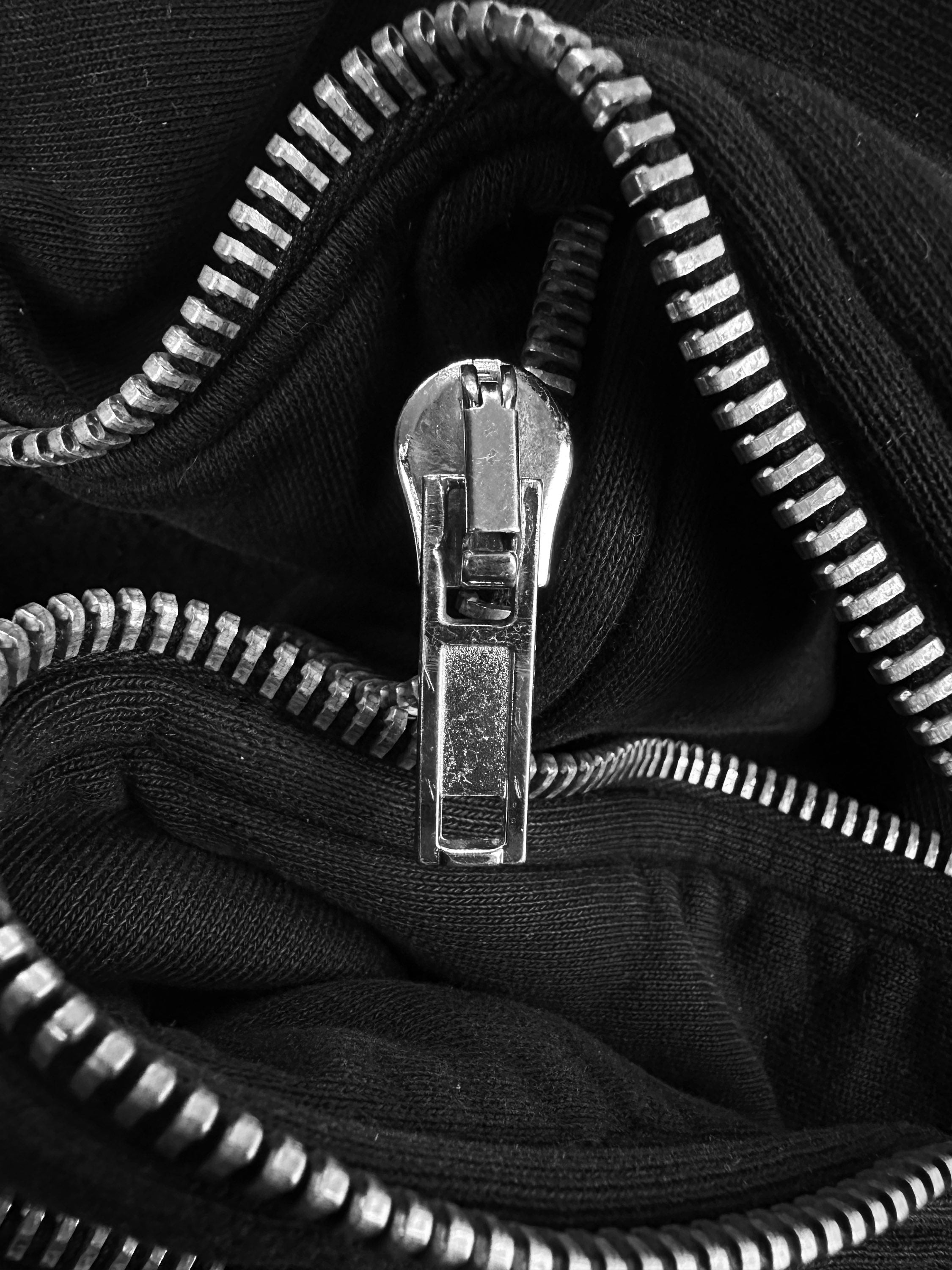 FW15 Rick Owens Asymmetric ‘Mountain’ Full-zip Hoodie