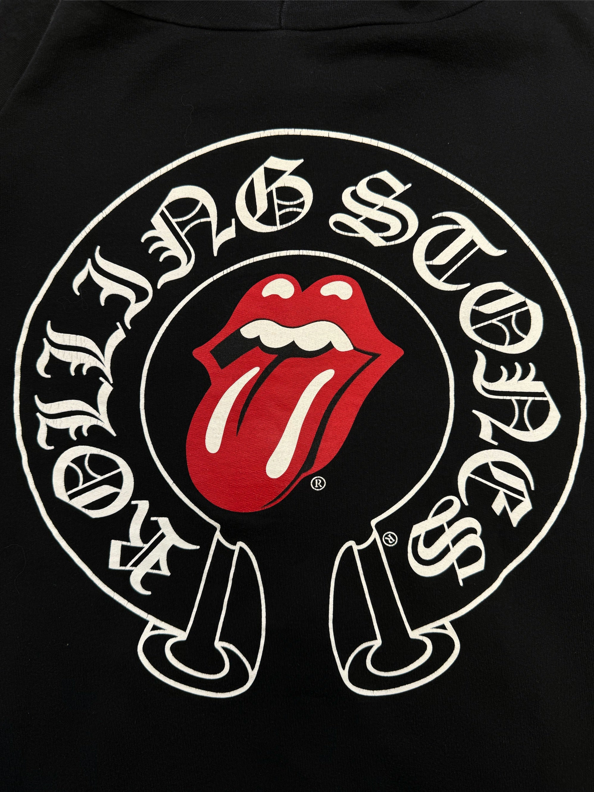 Chrome Hearts x Rolling Stones Fleur Sleeve Zip-up Hoodie
