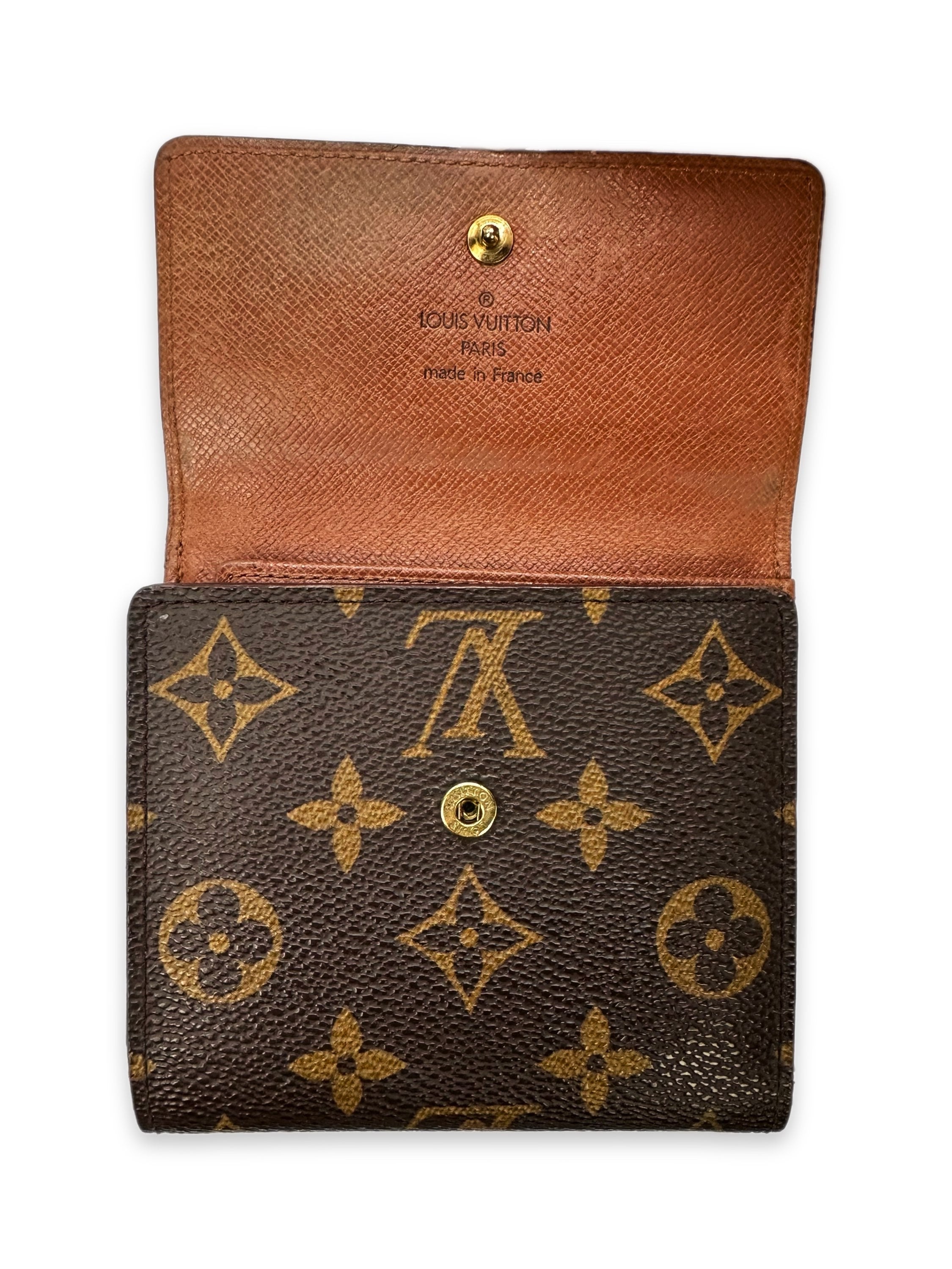 Louis Vuitton Brown LV Monogram Trifold Wallet