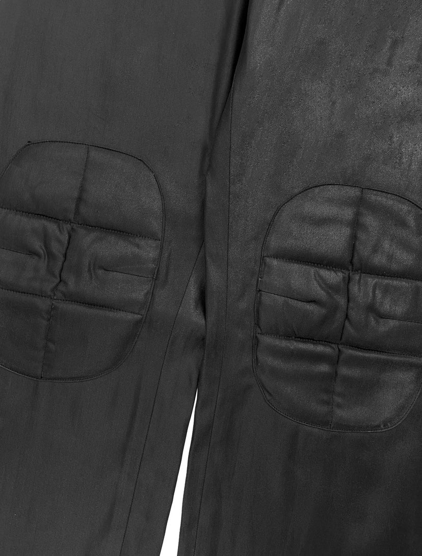 1990’s Jean Paul Gaultier Homme Padded Silk Biker Trousers