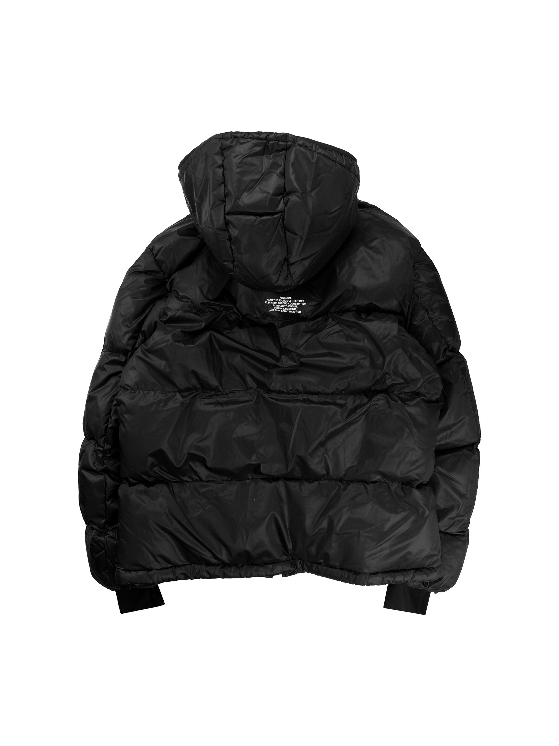 Undercover ‘Freedom’ Black Down-fill Hooded Puffer Jacket