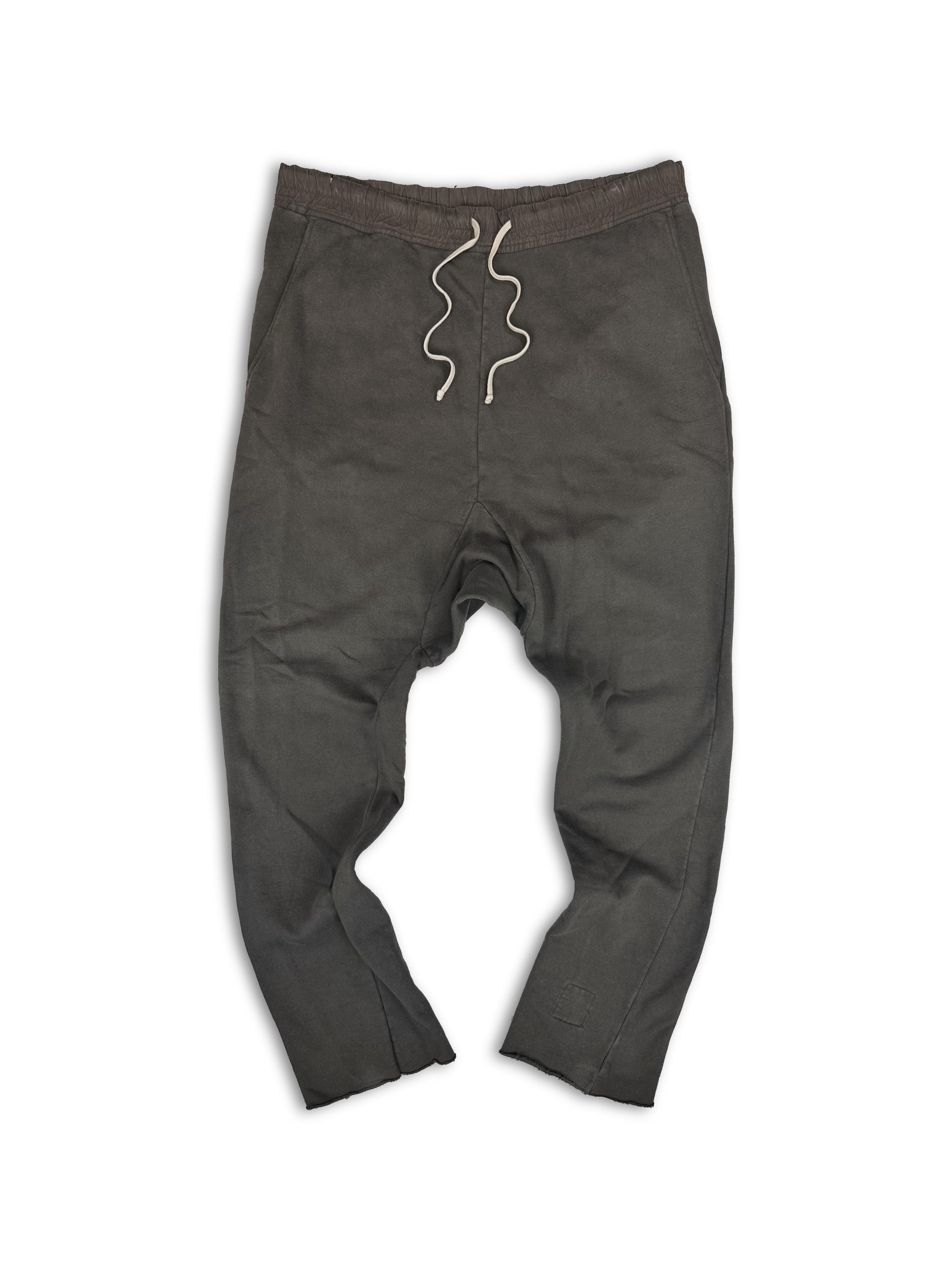 Rick Owens Drop Crotch Dust Wide Leg Sweat Pants
