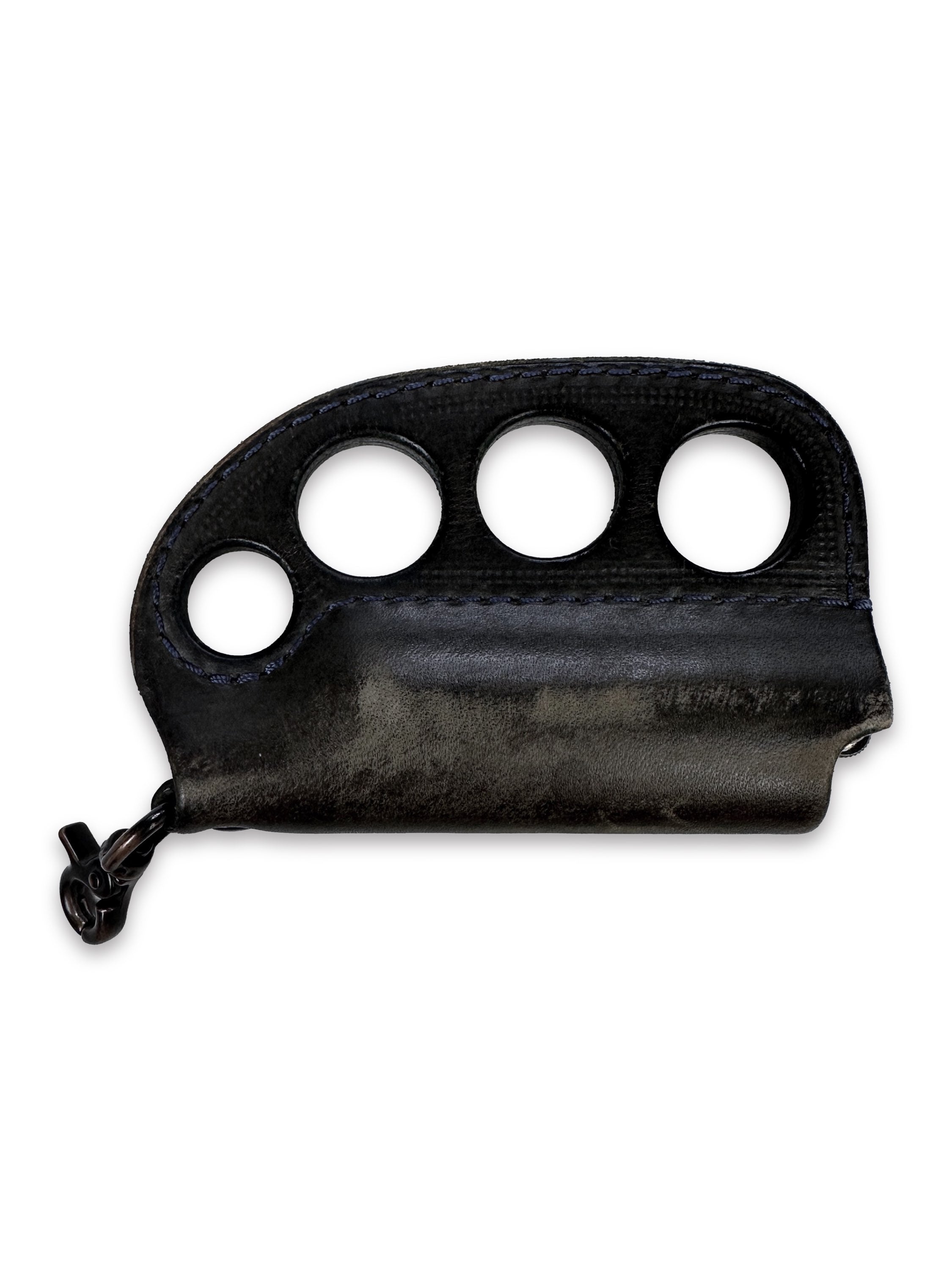 Blackmeans Leather Kuckle Duster Lighter Holder