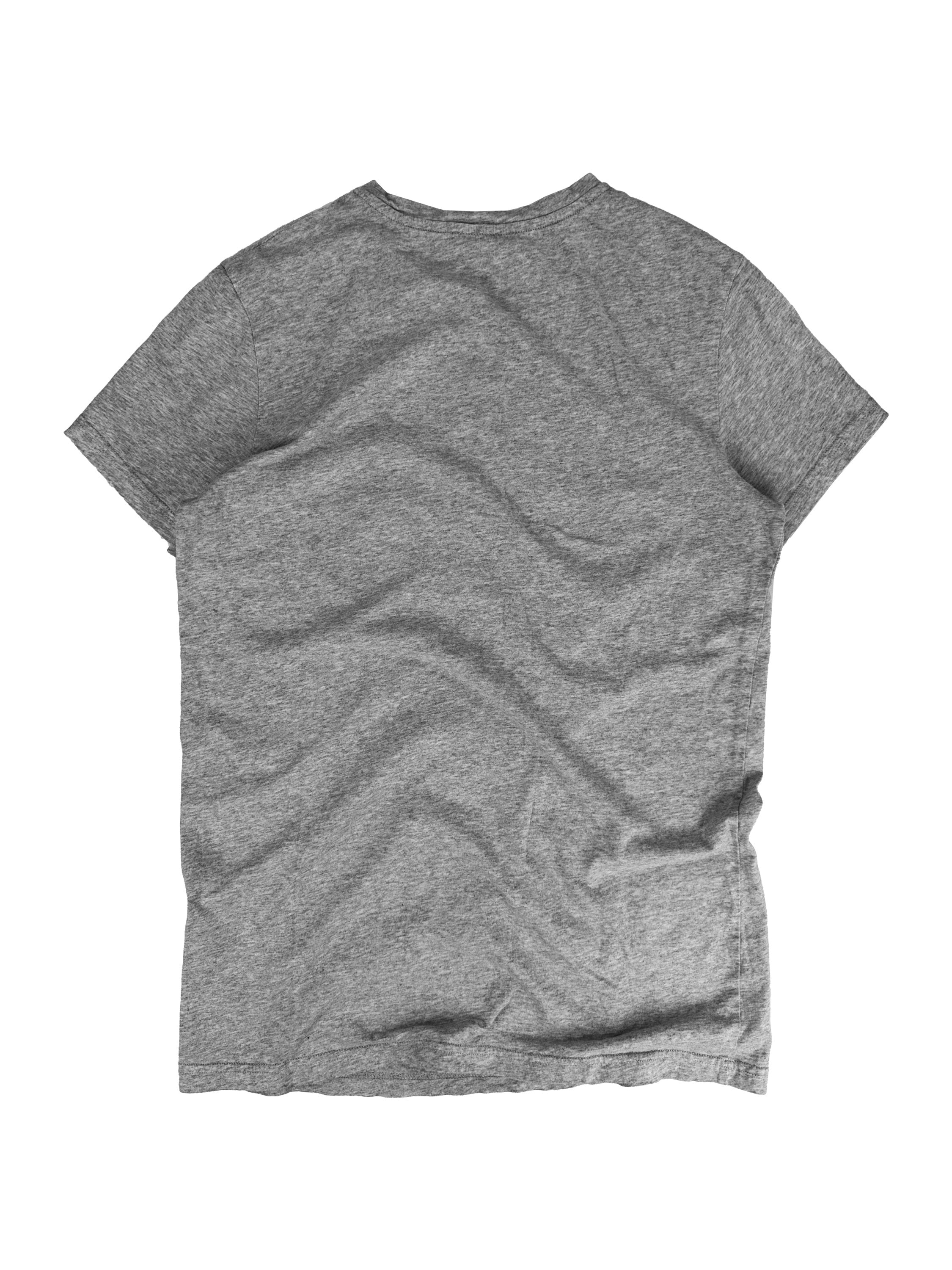 AW18 Balmain Spellout Logo Heather Grey T-Shirt