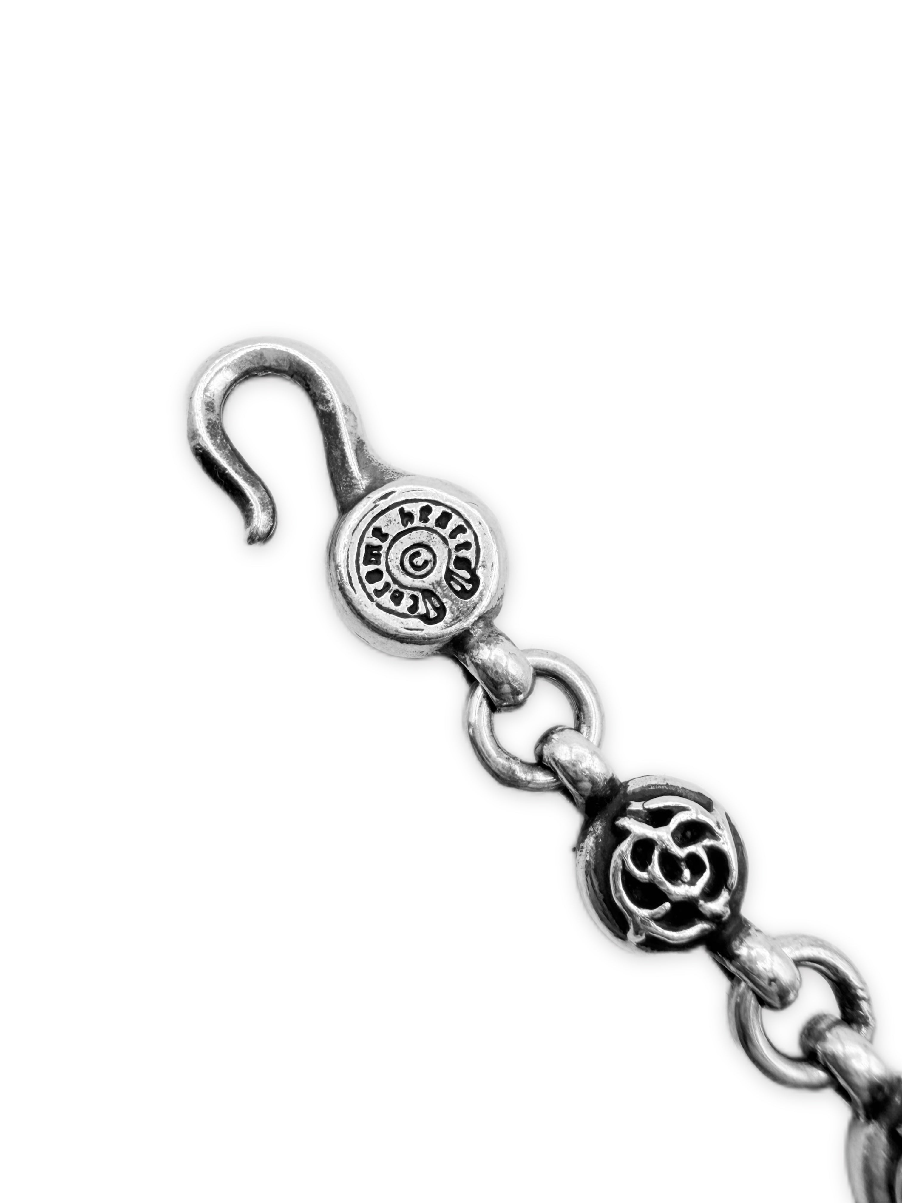 Chrome Hearts ‘Bell’ Pendant Cross Ball .925 Silver Necklace