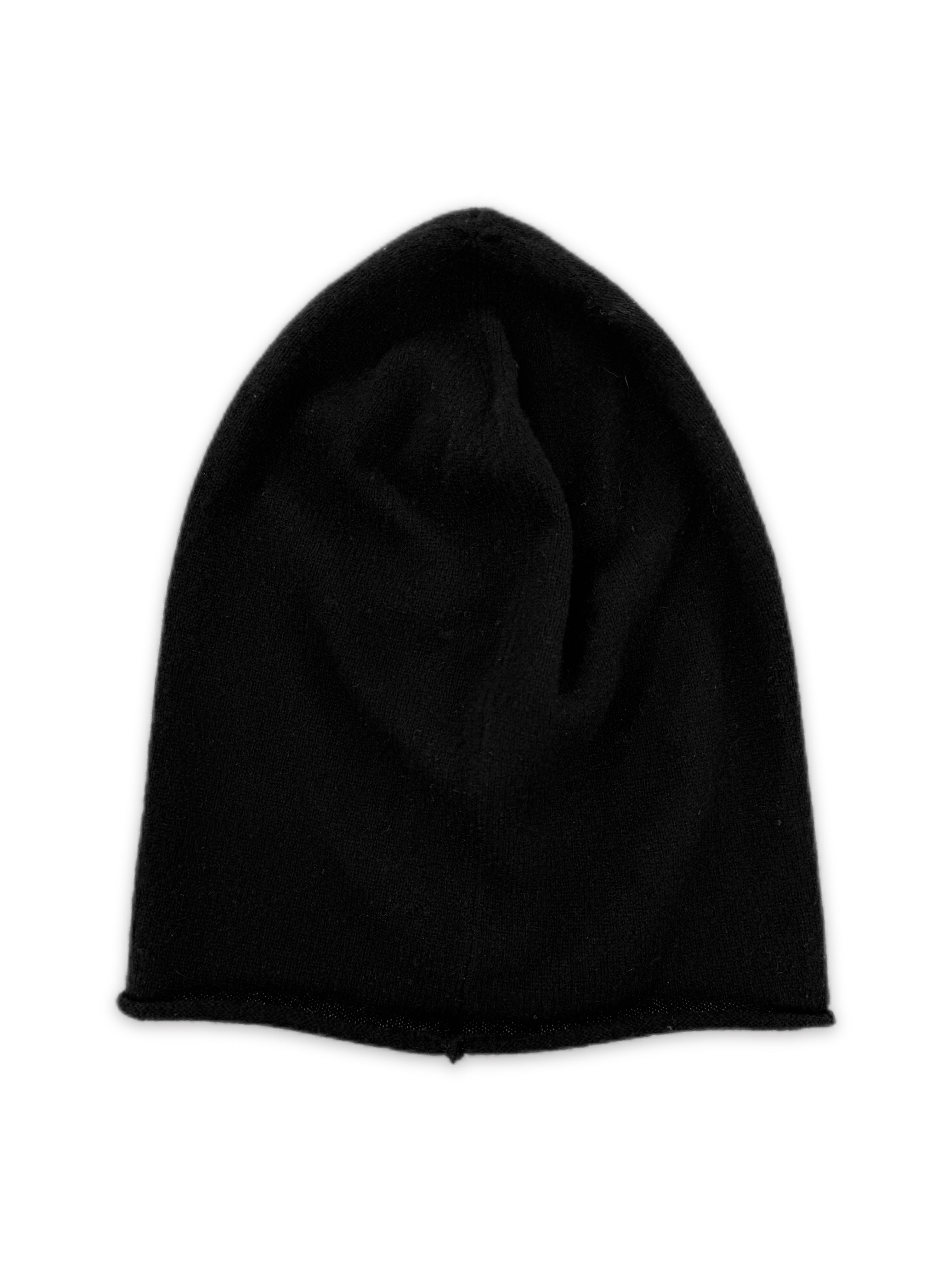 Chrome Hearts Cashmere Blue Triple Cross Patch Black Mask Beanie