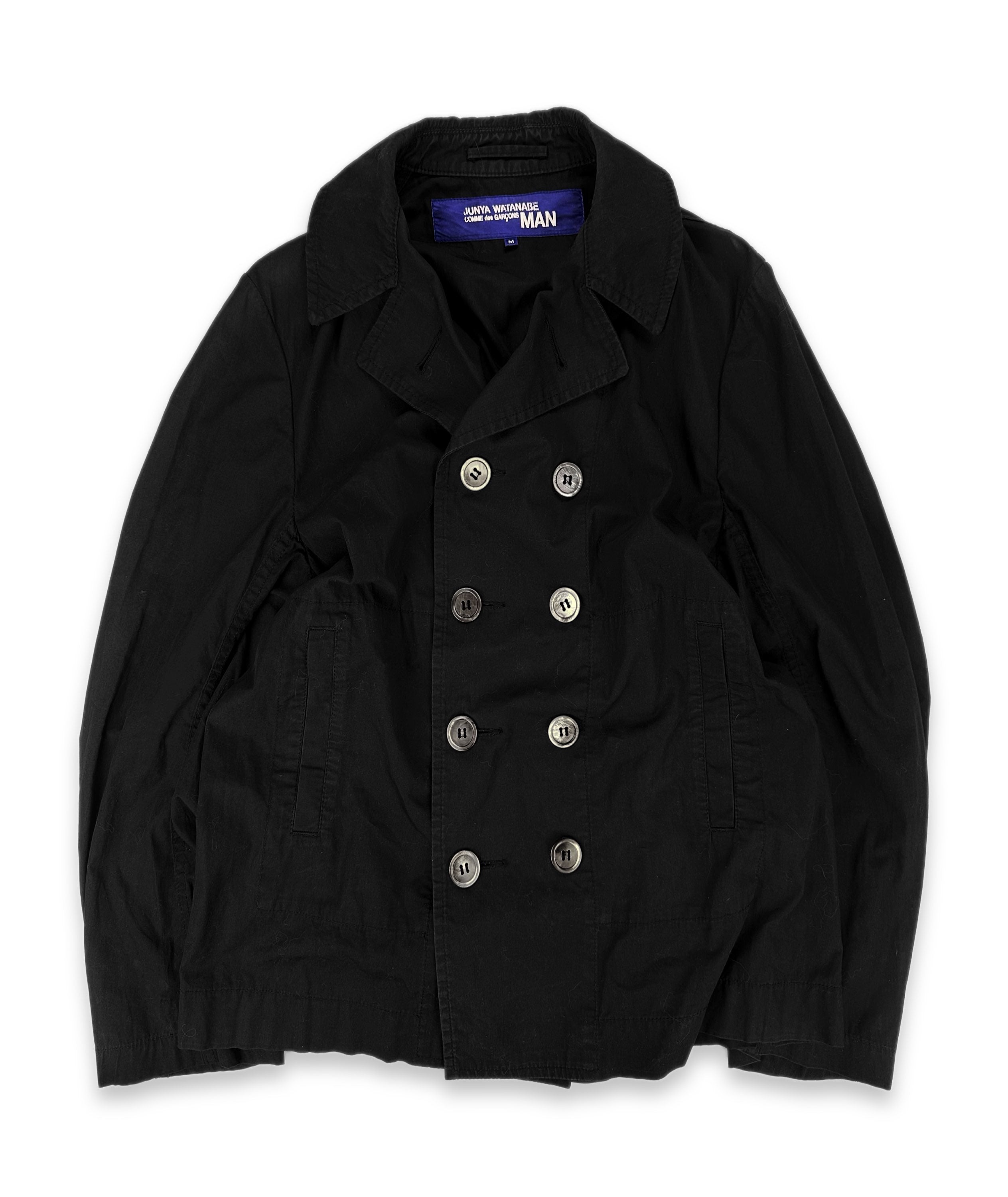 SS02 Junya Watanabe ‘Oh, Darling’ Black Poem Peacoat Jacket