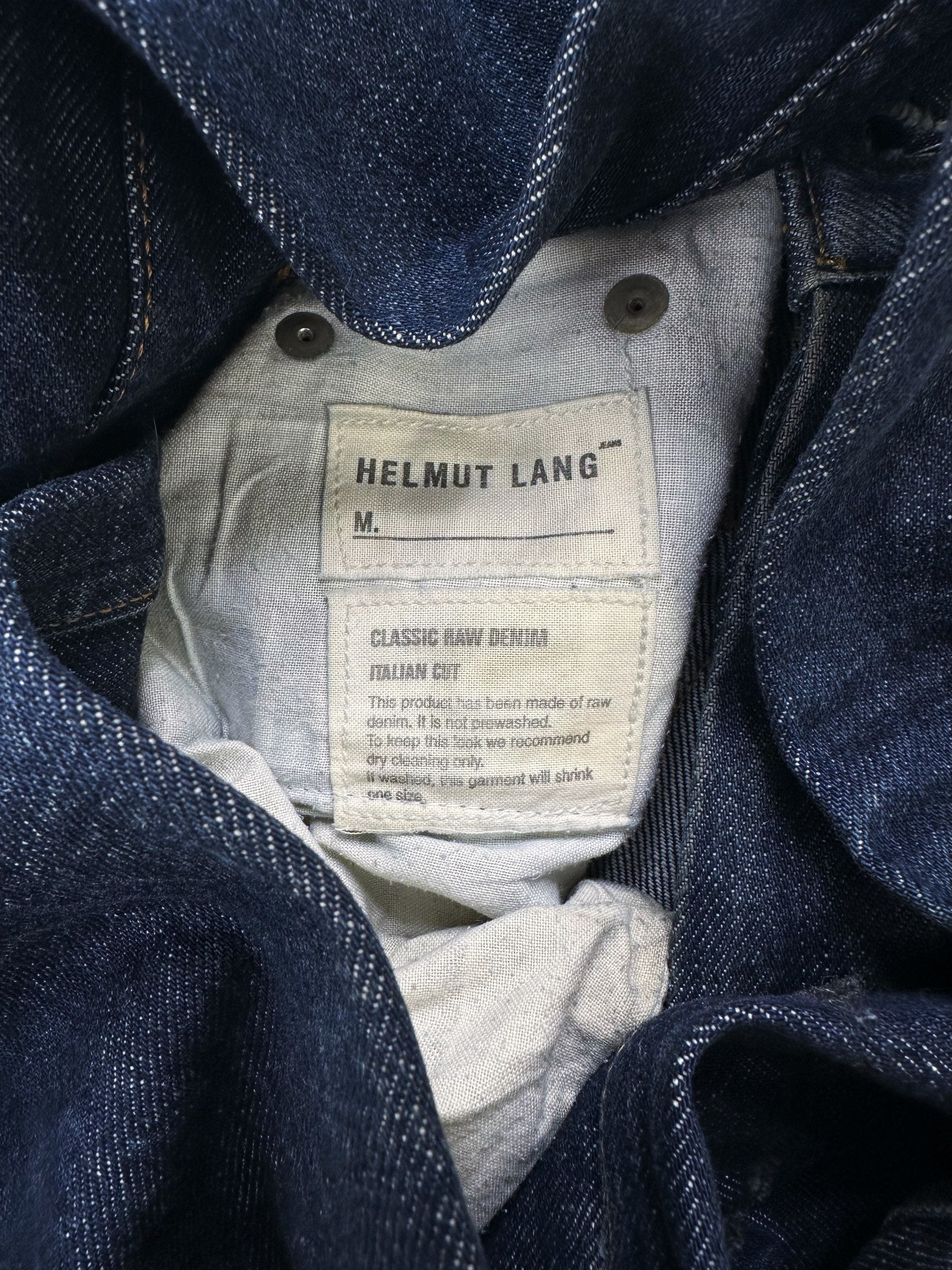 90s Helmut Lang Blue Classic Cut Denim