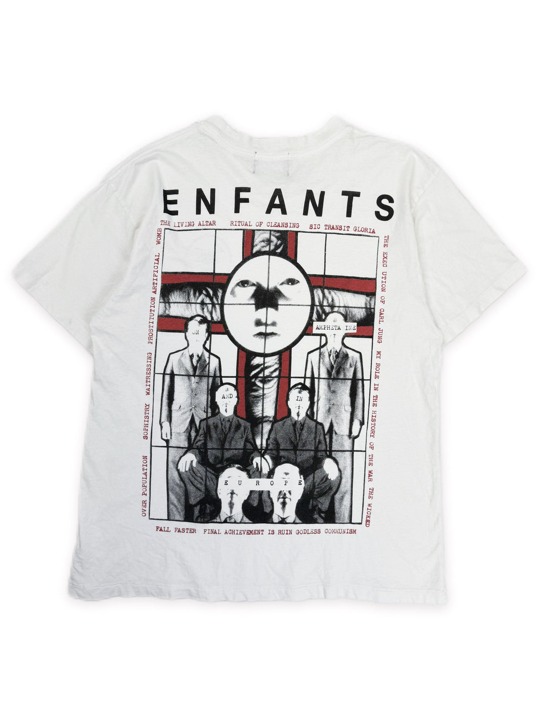 Enfants Riches Deprimes ‘Ritual Prayer’ White Graphic T-Shirt