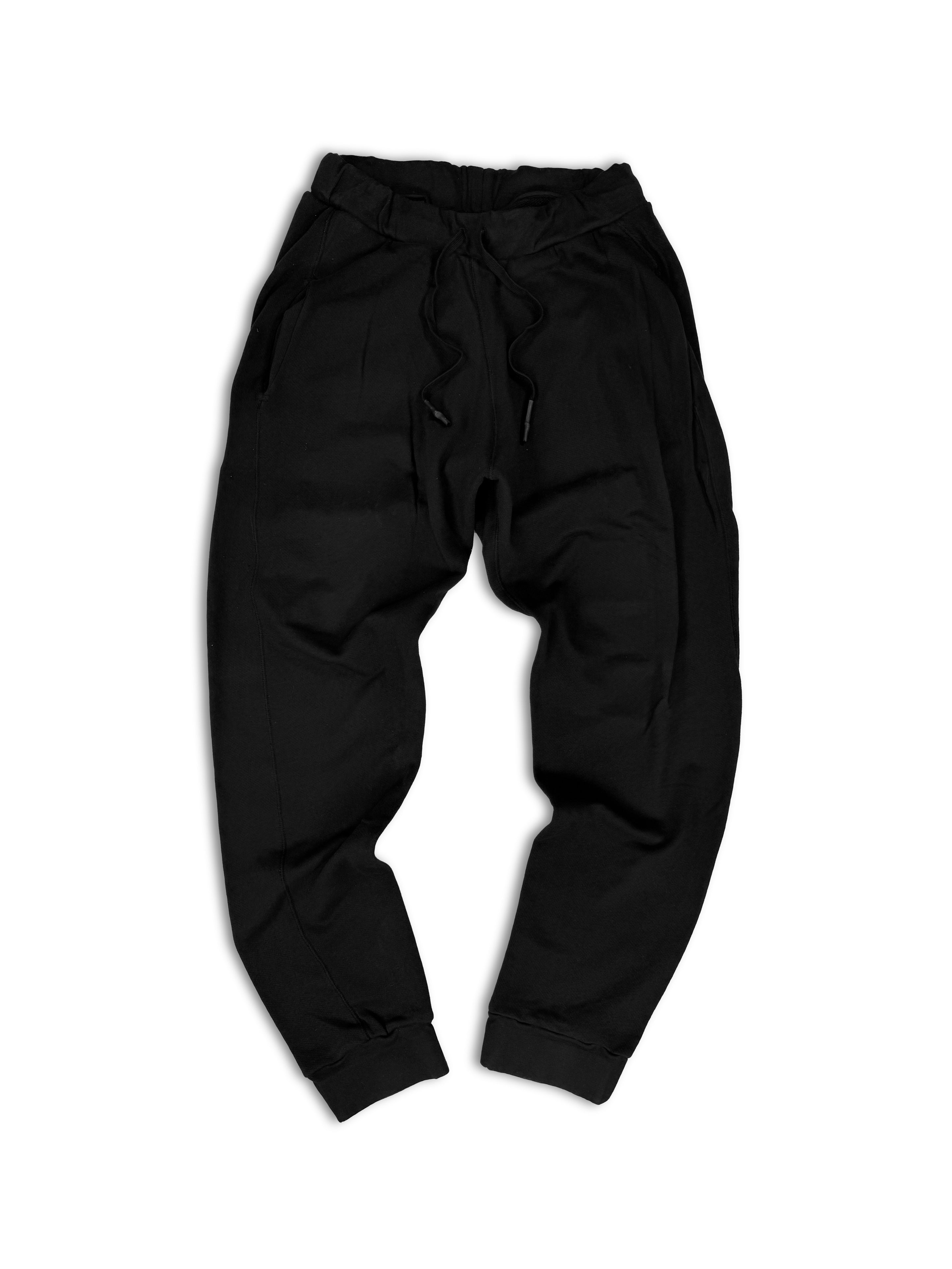 11 by Boris Bidjan Saberi Black Drawstring Sweatpants