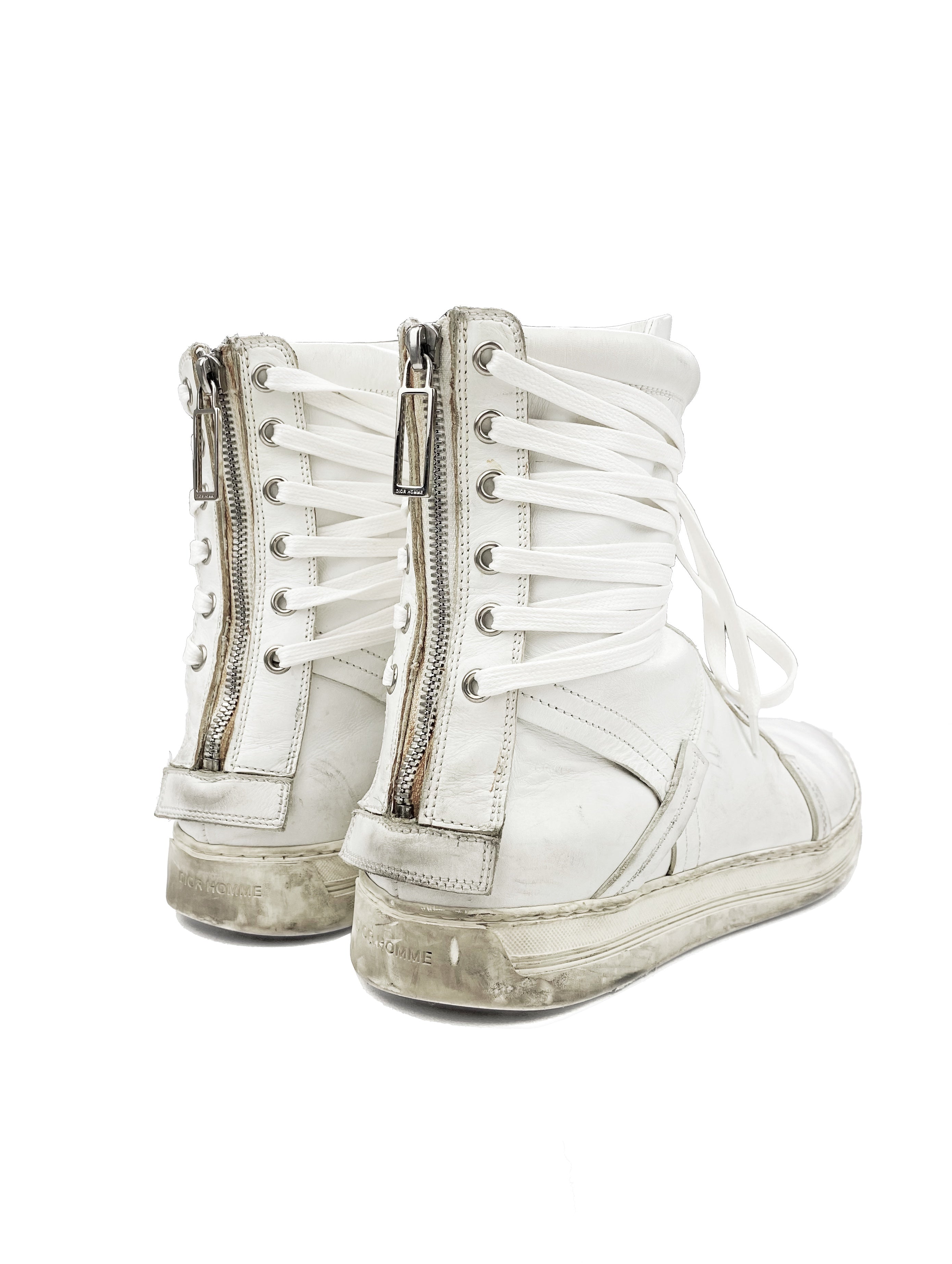 SS10 Dior Homme by Kris Van Aschee Leather Back Lace Sneakers