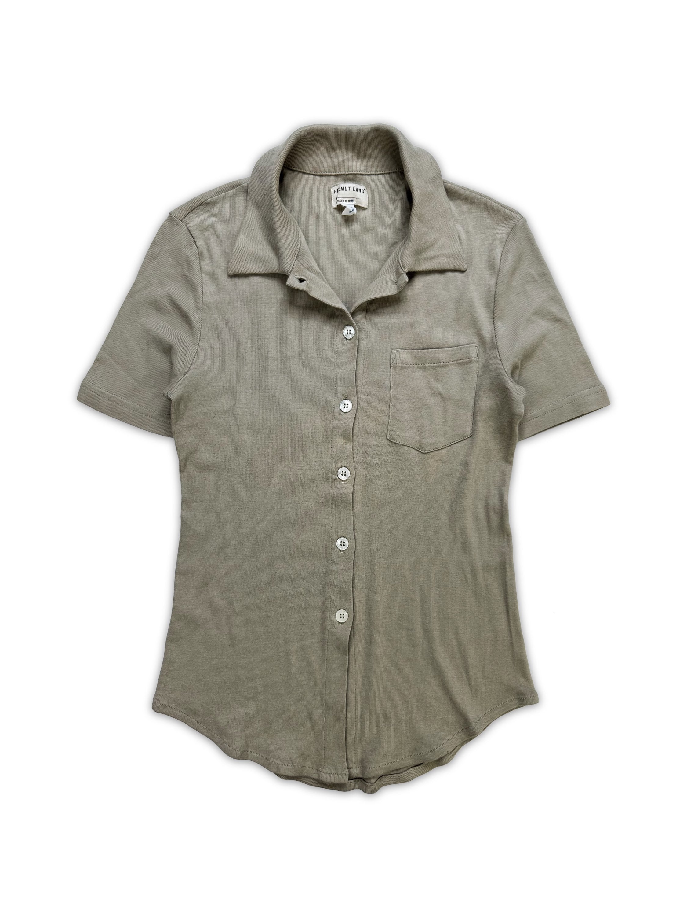 SS98 Helmut Lang Button Down Chest Pocket Collared Shirt